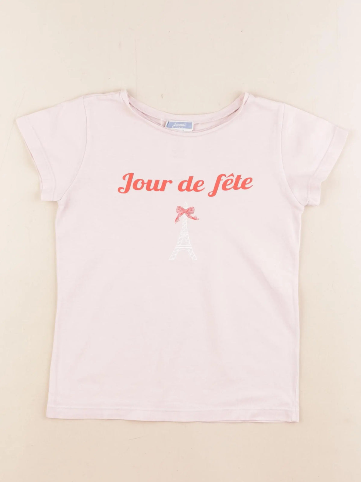 Jacadi - tee-shirt rose - 8 ans