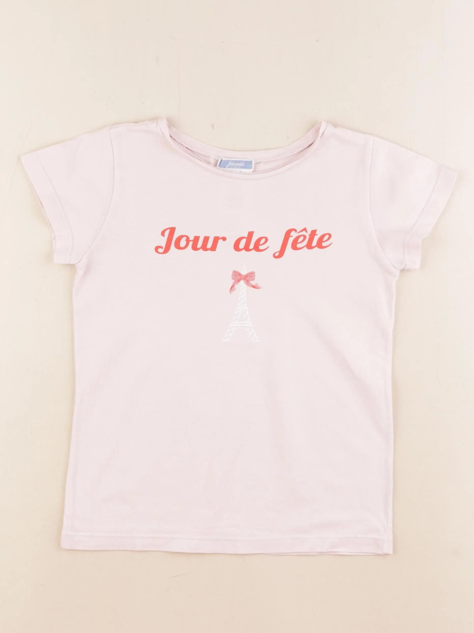 Jacadi - tee-shirt rose - 8 ans