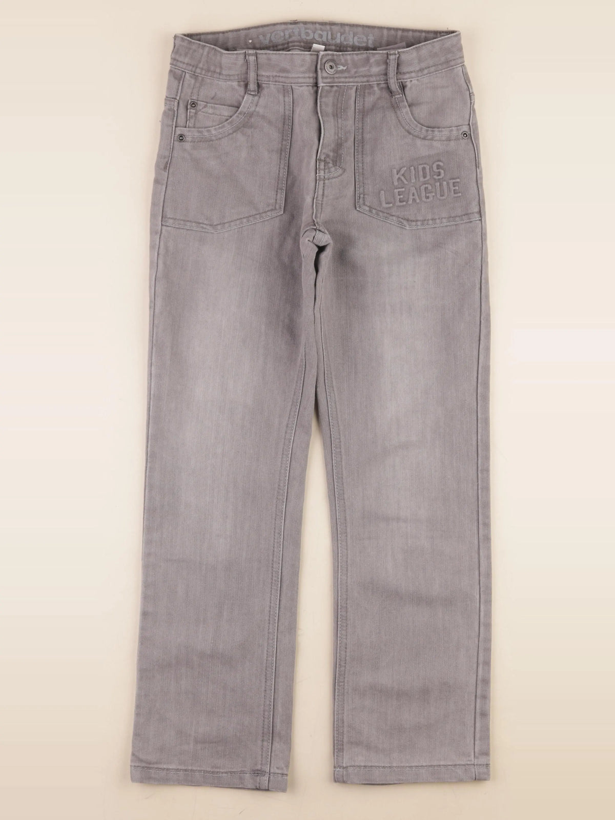 Vertbaudet - jean gris - 10 ans