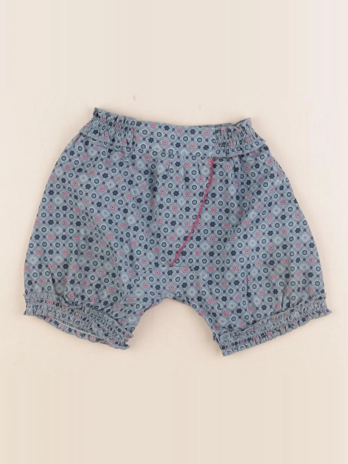 Vertbaudet - short vert - 9 mois