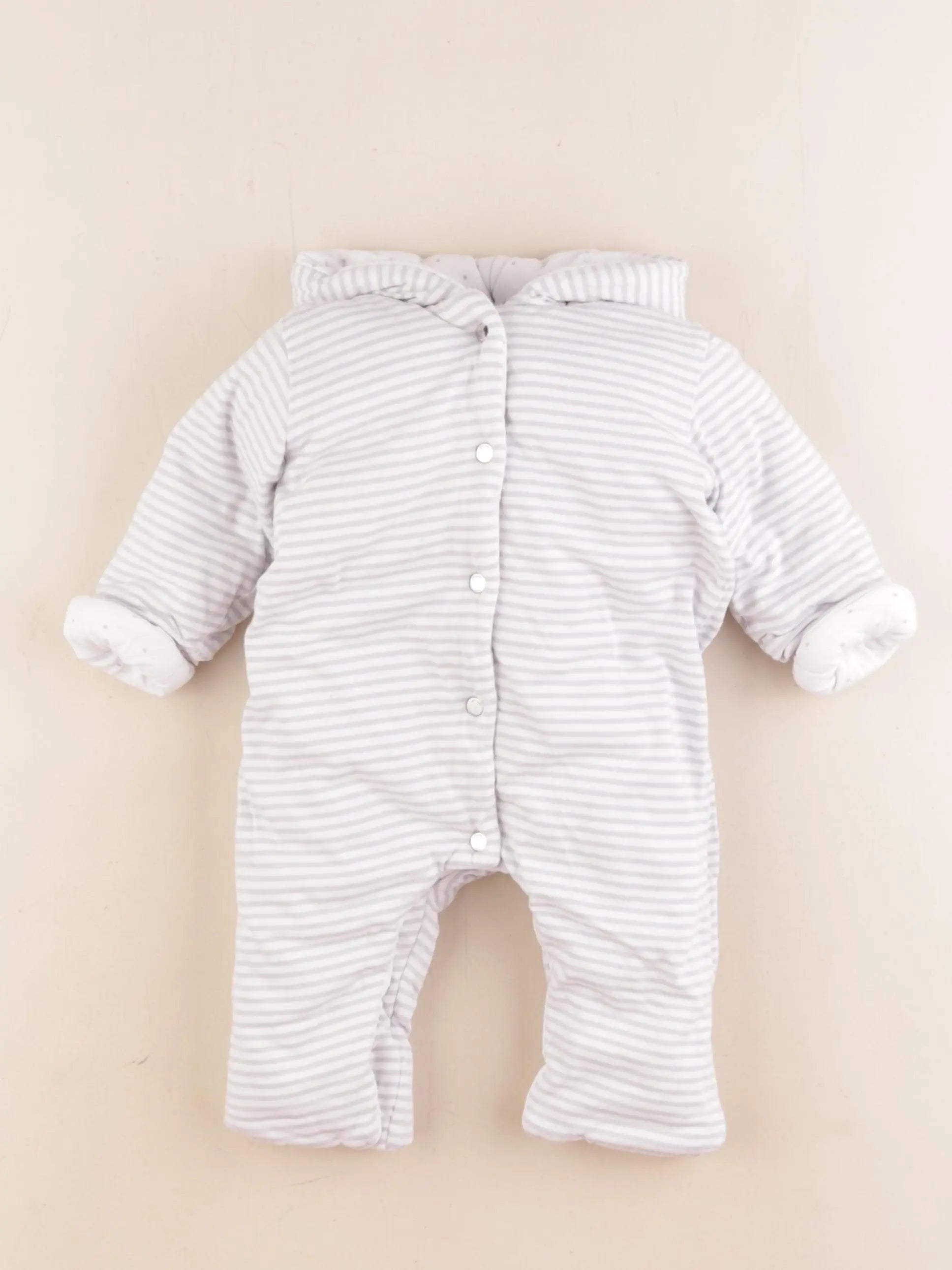 Jacadi - combi-pilote gris - 6 mois