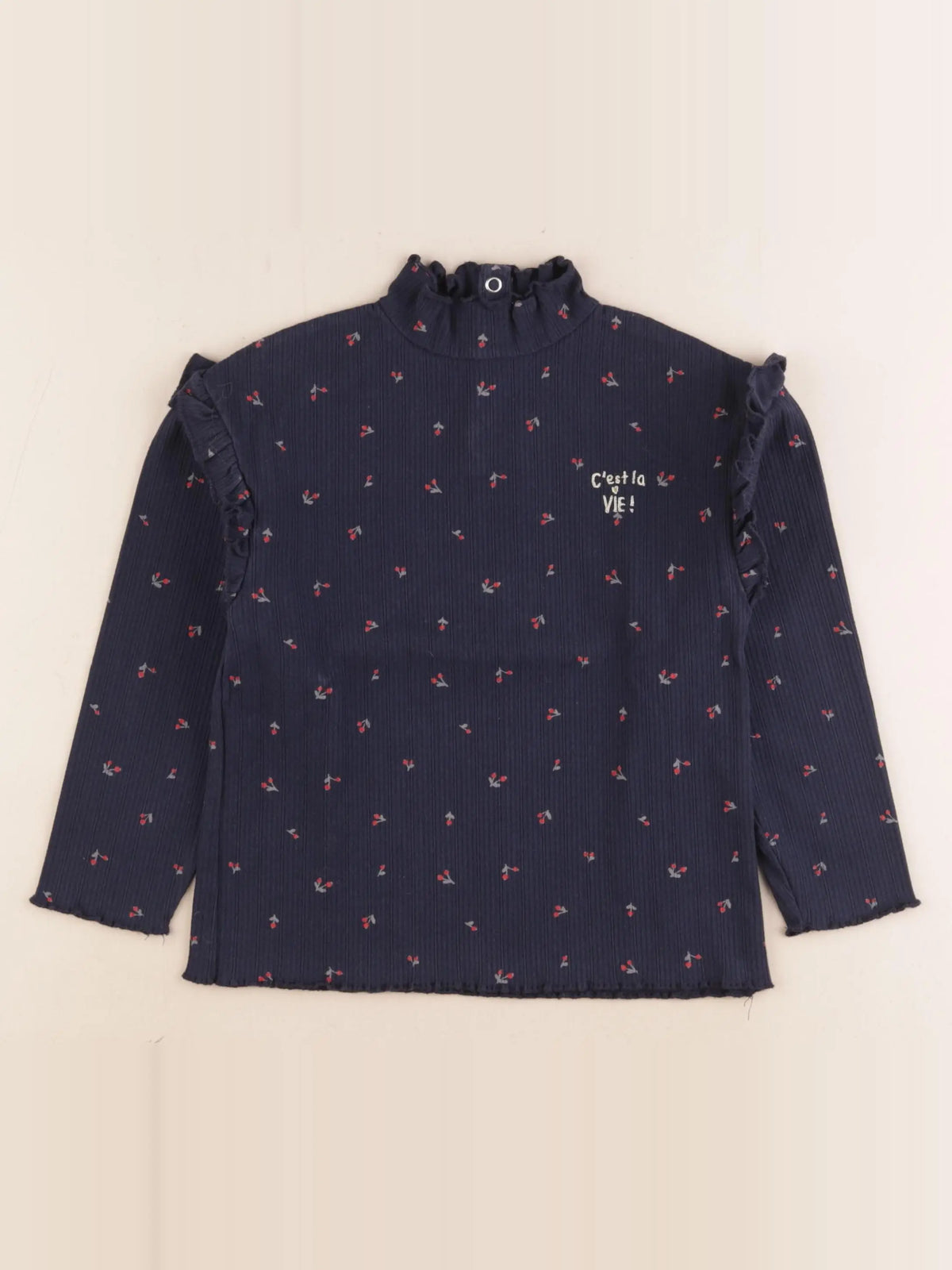 Vertbaudet - tee-shirt bleu - 6 ans