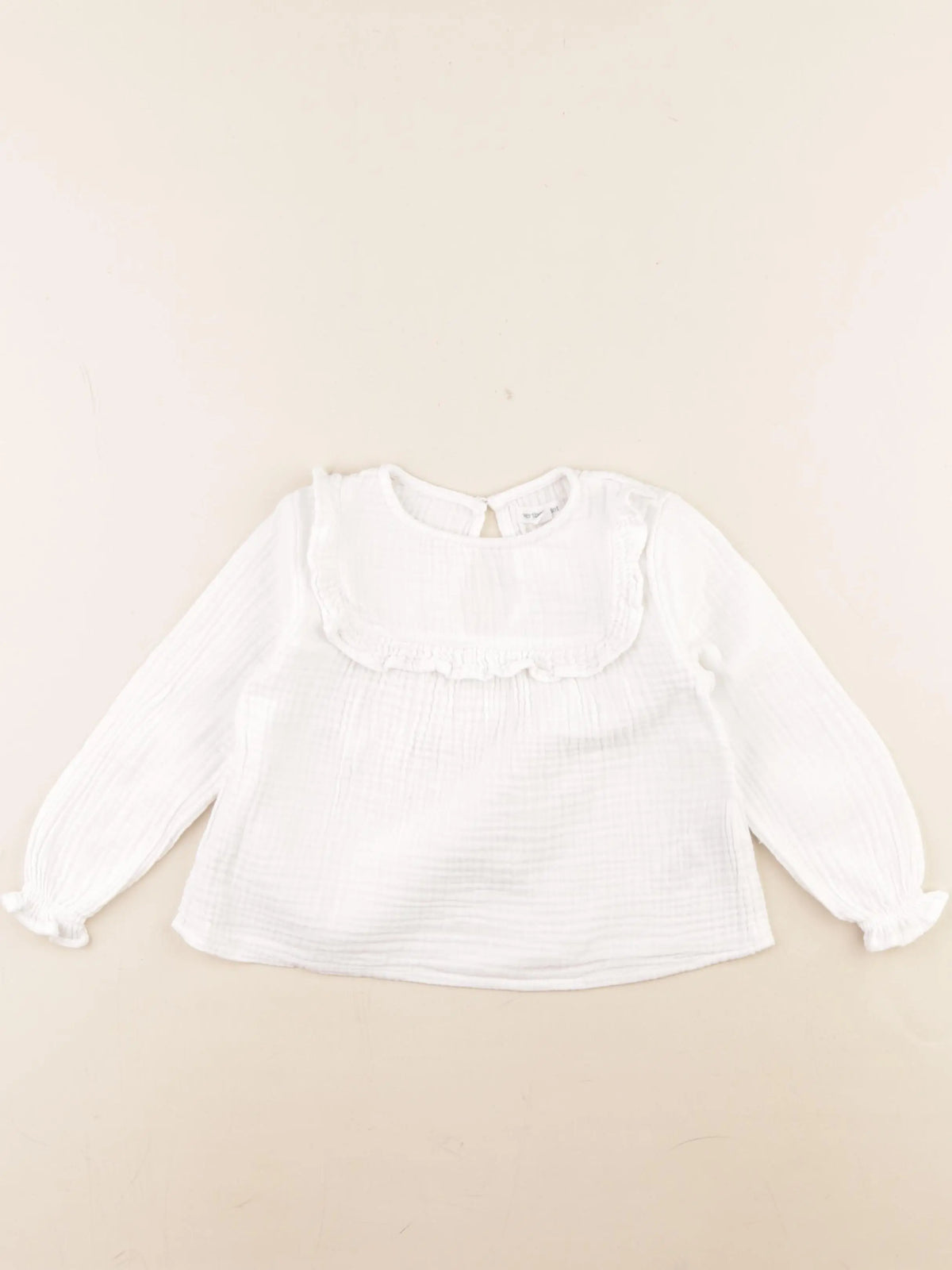Vertbaudet - blouse blanc - 3 ans