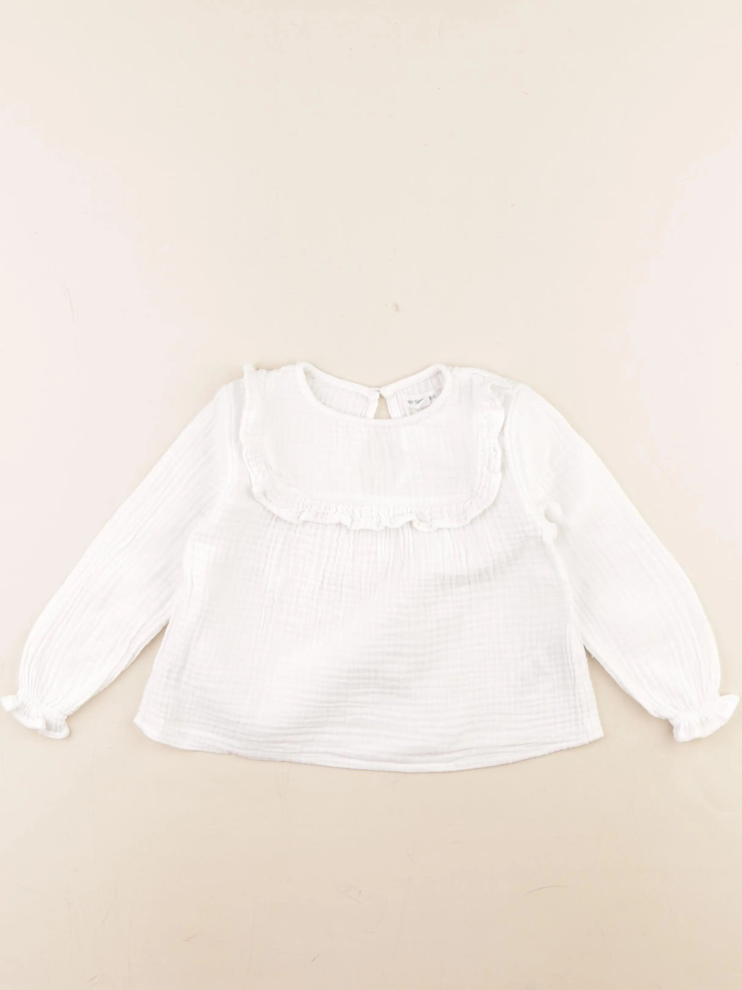 Vertbaudet - blouse blanc - 3 ans