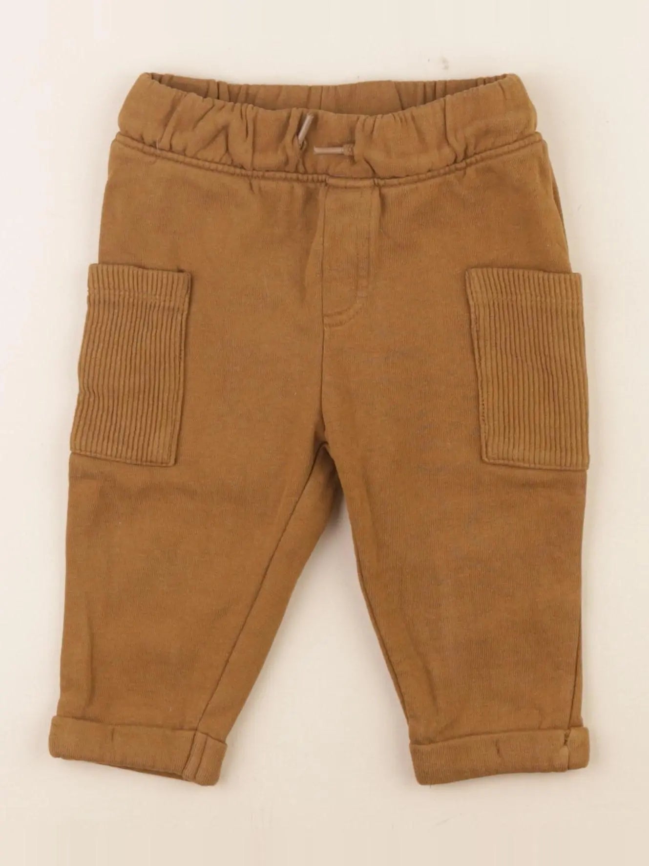 Vertbaudet - pantalon marron - 12 mois