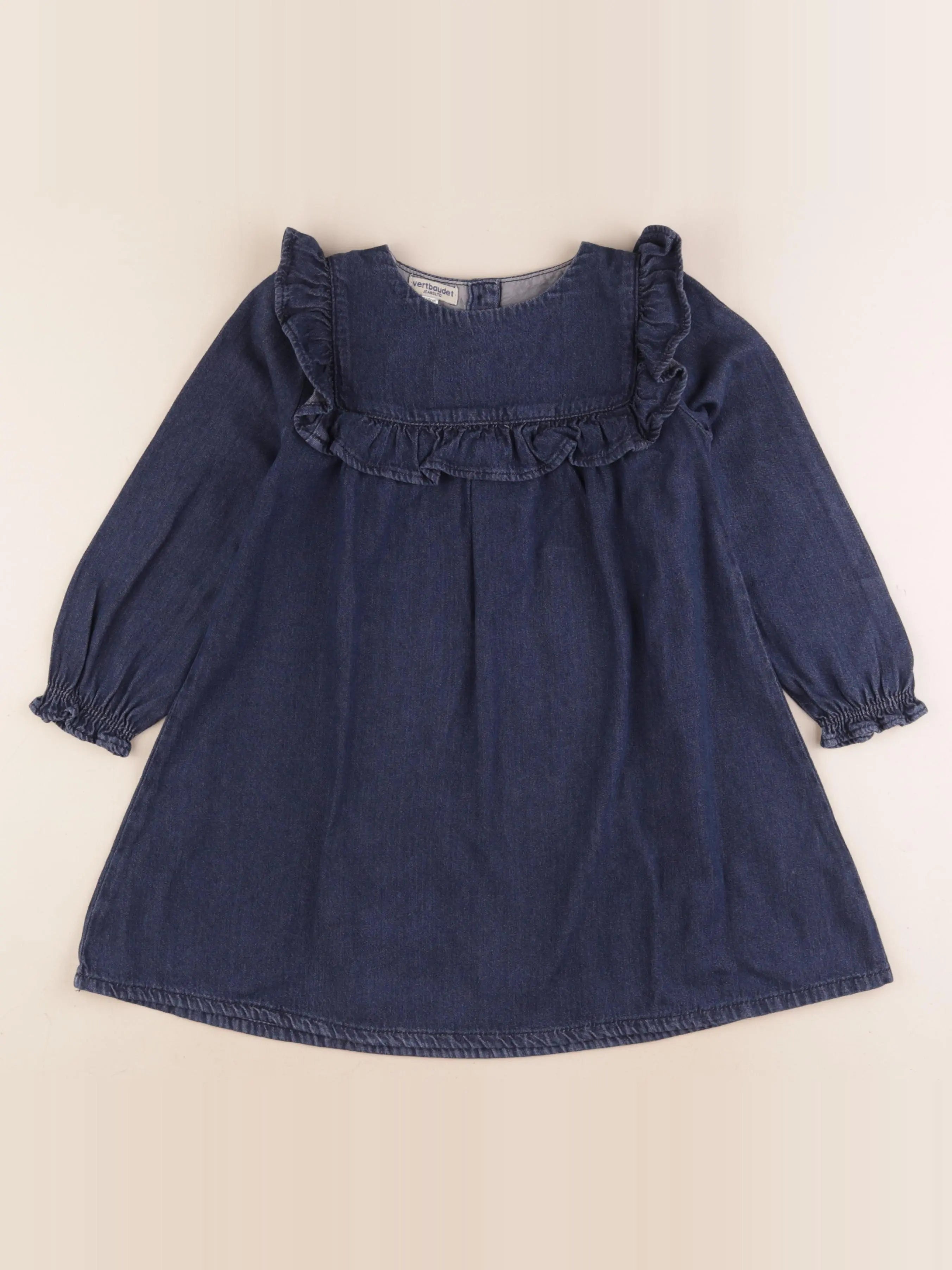 Vertbaudet - robe bleu - 6 ans