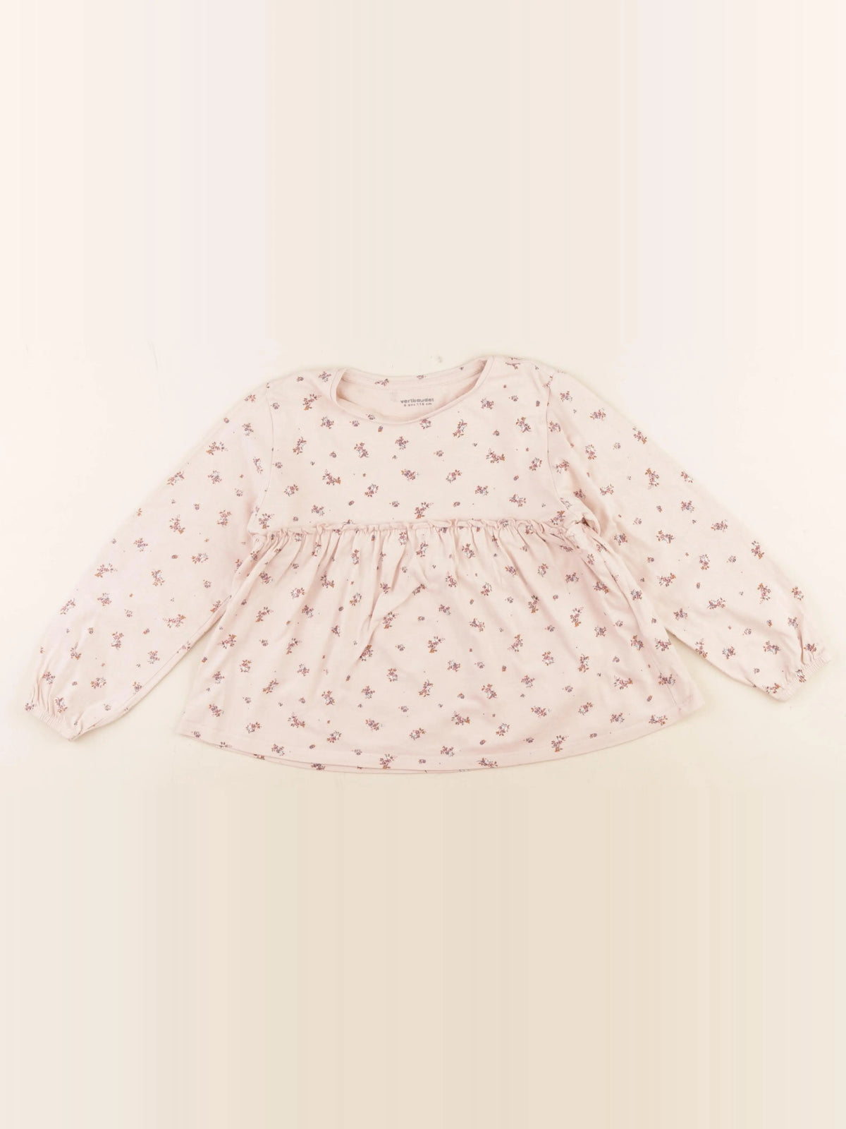 Vertbaudet - tee-shirt rose - 6 ans