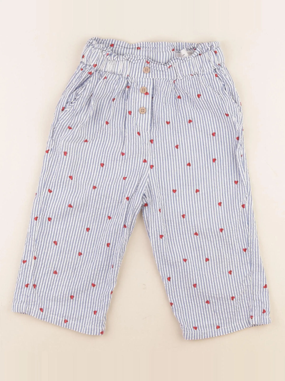 Vertbaudet - pantalon bleu - 6 ans