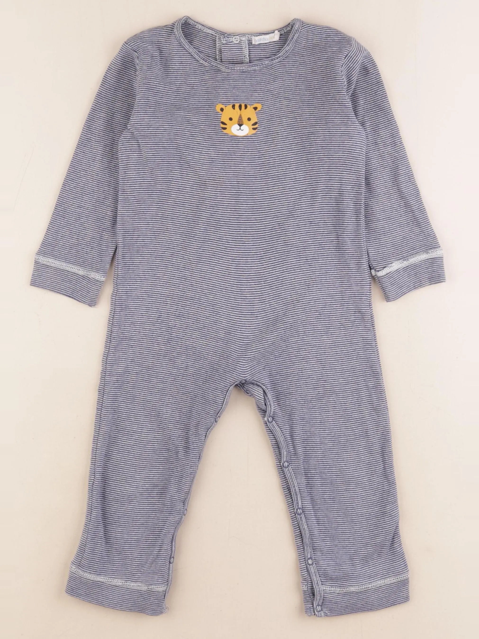 Boutchou - pyjama coton bleu - 24 mois