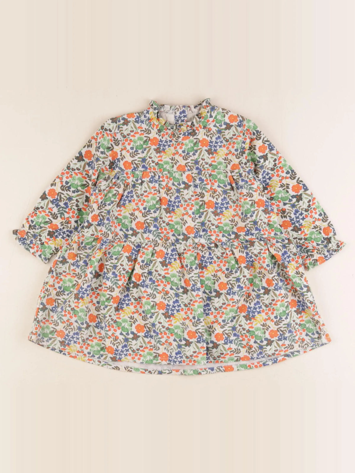 Boutchou - robe multicolore - 12 mois