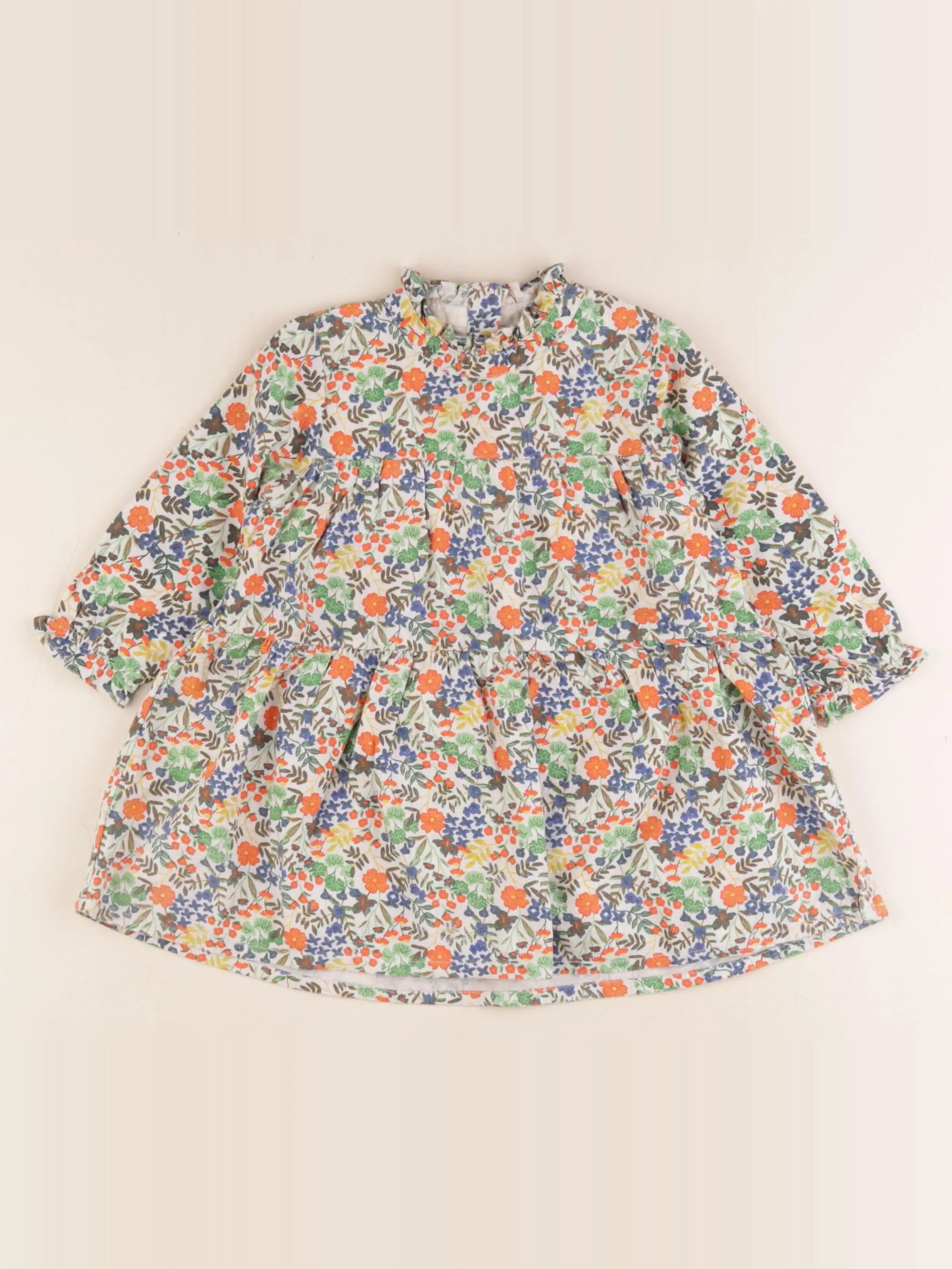 Boutchou - robe multicolore - 12 mois