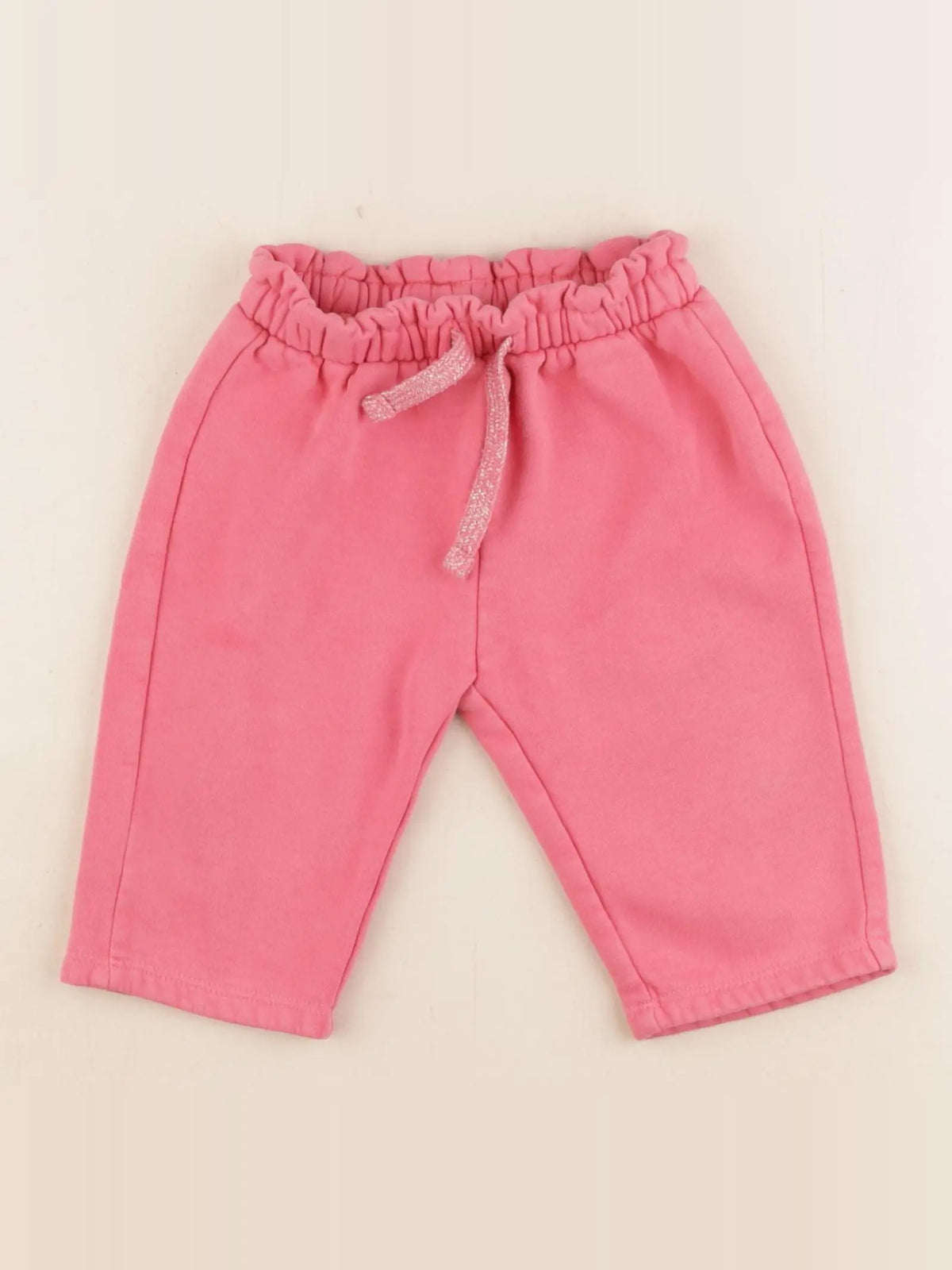 Tape à l'oeil - jogging doublé rose - 6 mois