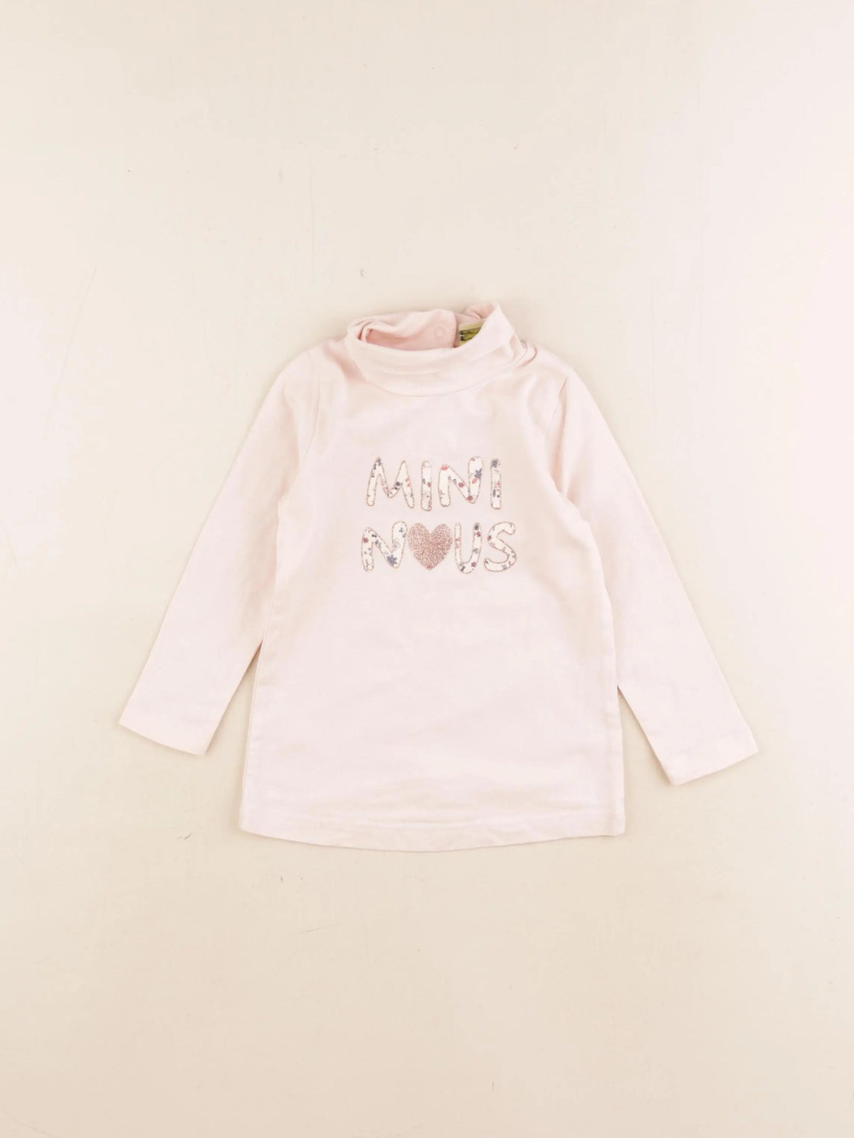 Tape à l'oeil - sous-pull rose - 18 mois