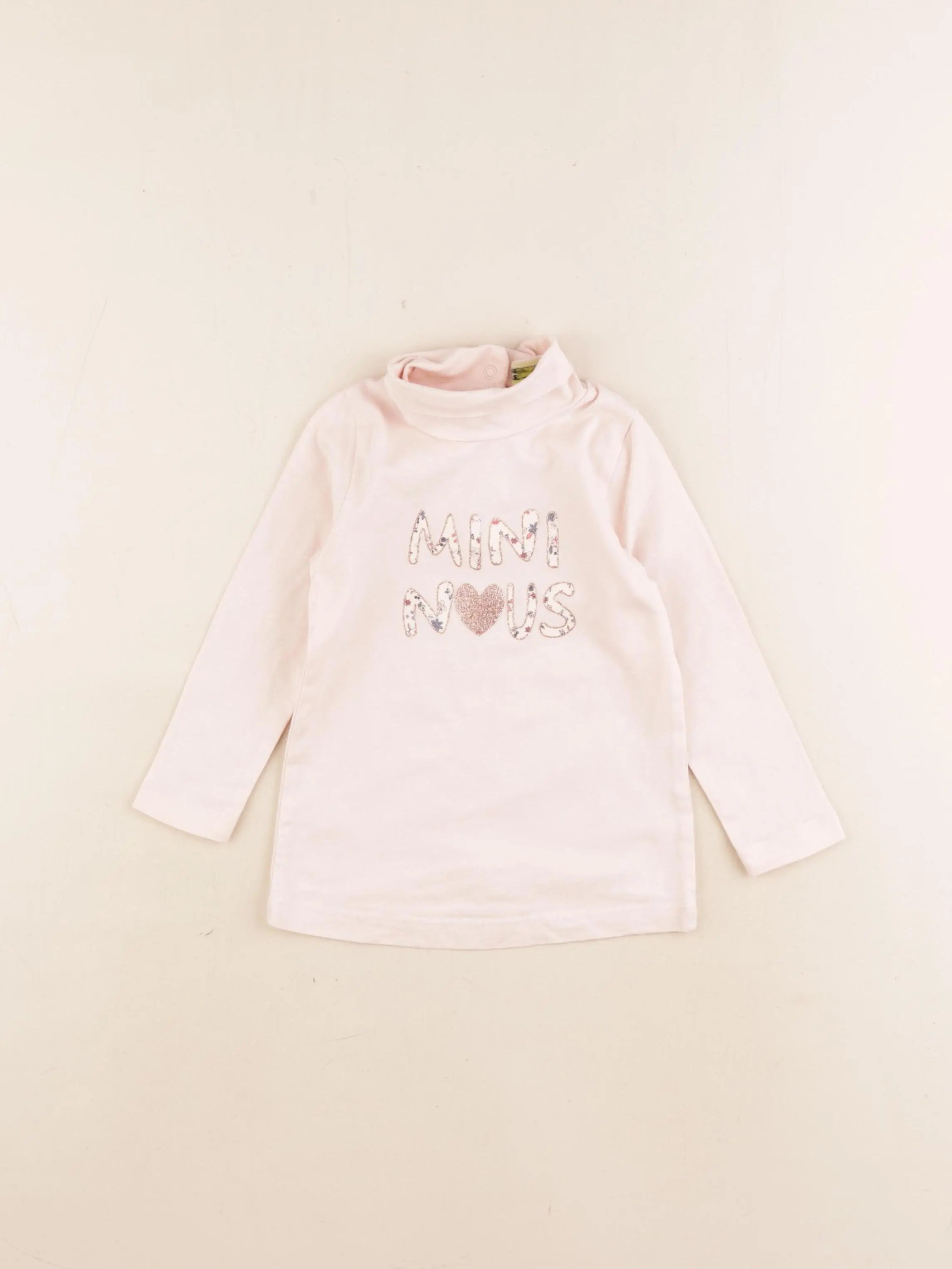 Tape à l'oeil - sous-pull rose - 18 mois