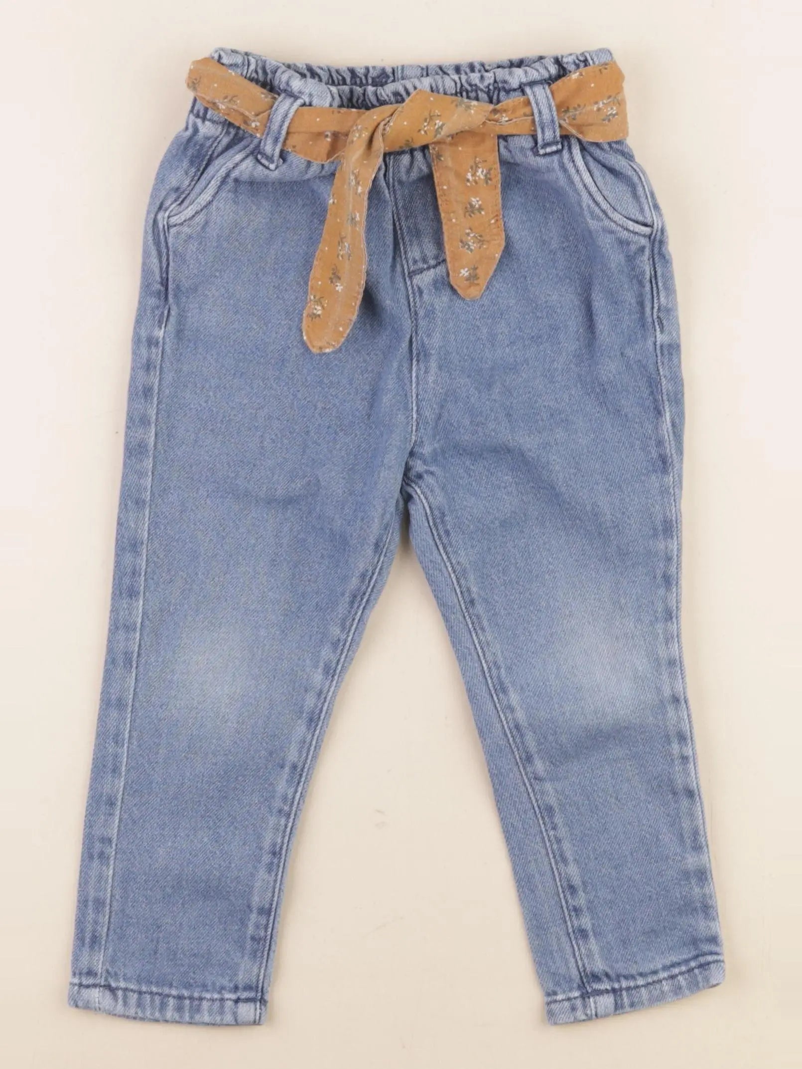 Vertbaudet - pantalon bleu - 24 mois