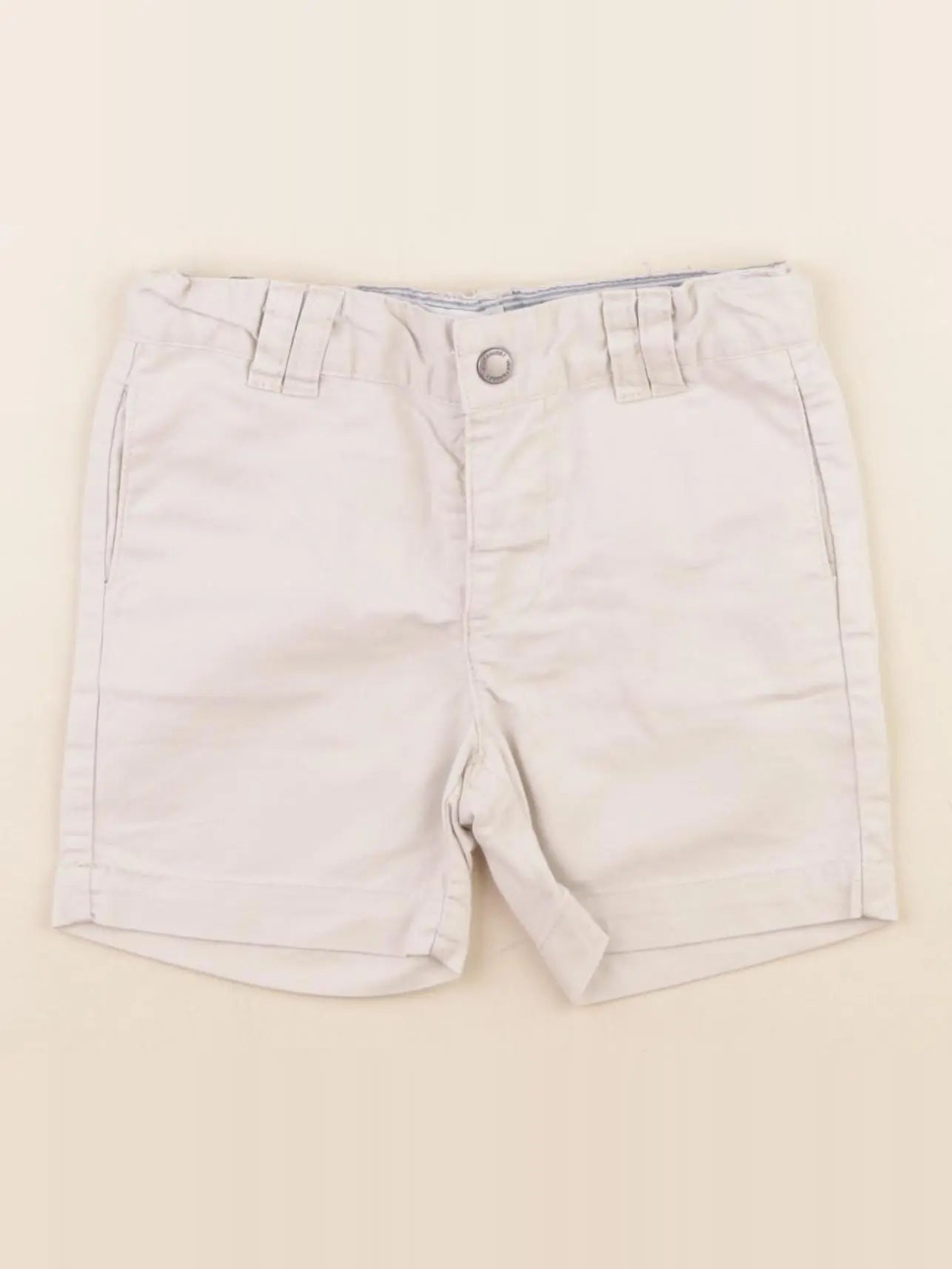 Vertbaudet - short beige - 12 mois