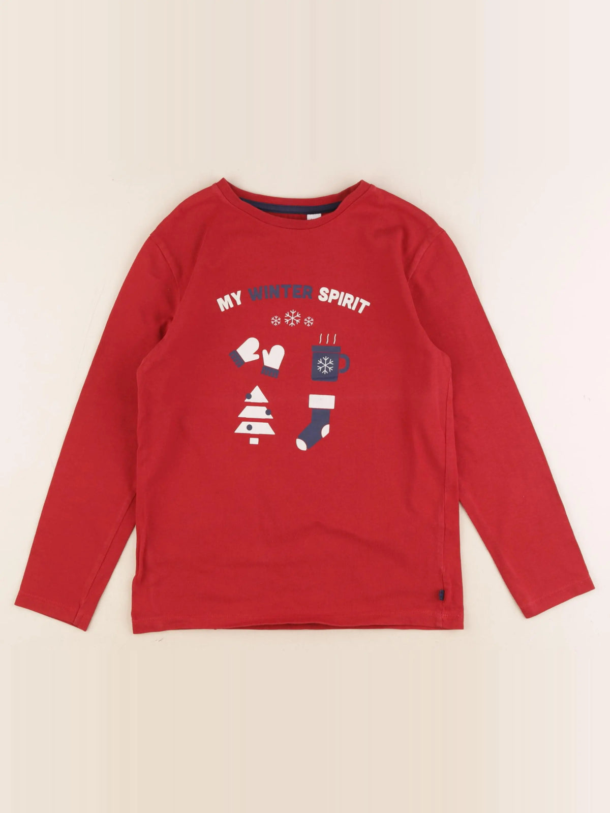 Okaidi - tee-shirt rouge - 8 ans