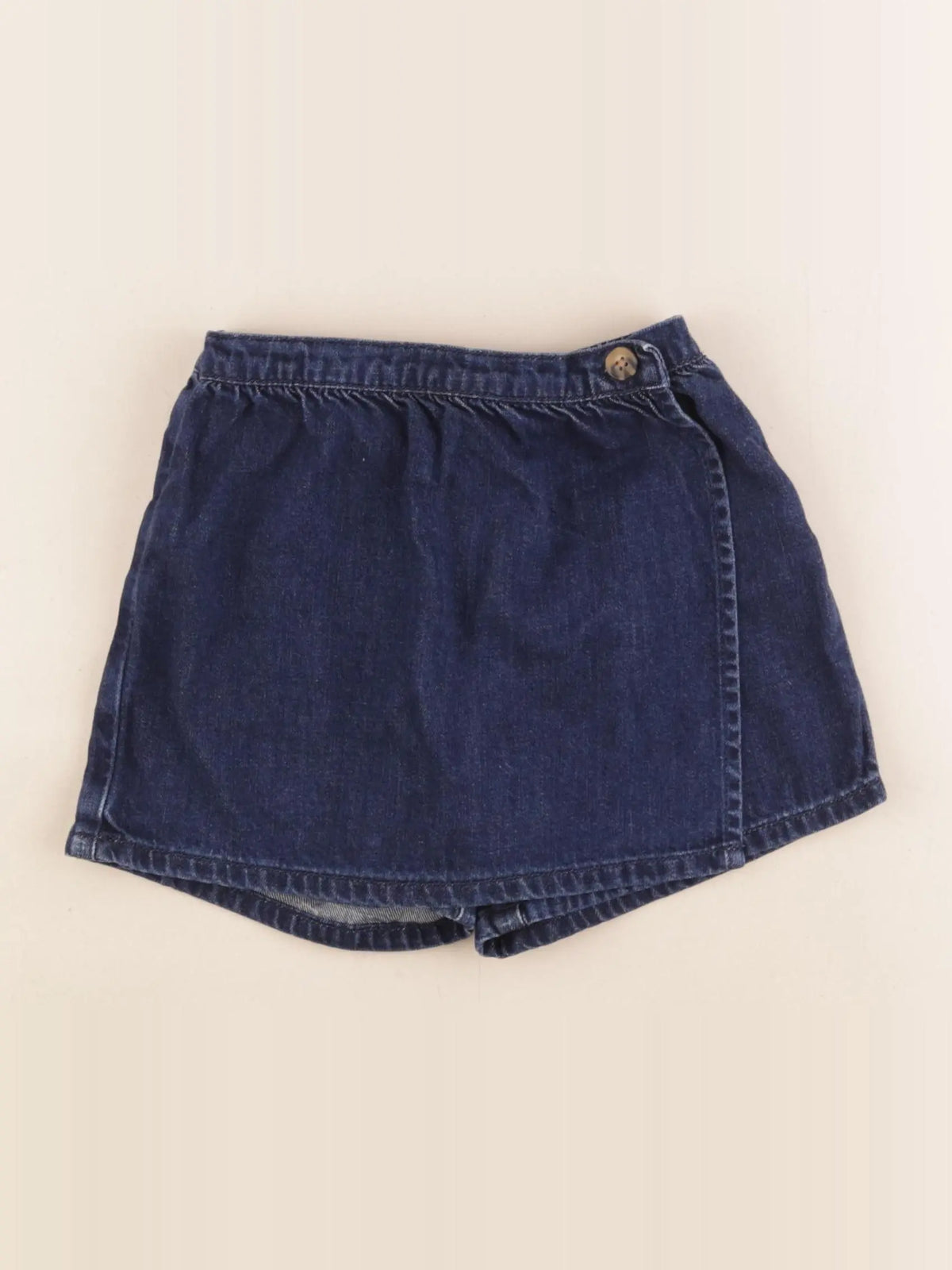 Cyrillus - jupe short bleu - 4 ans