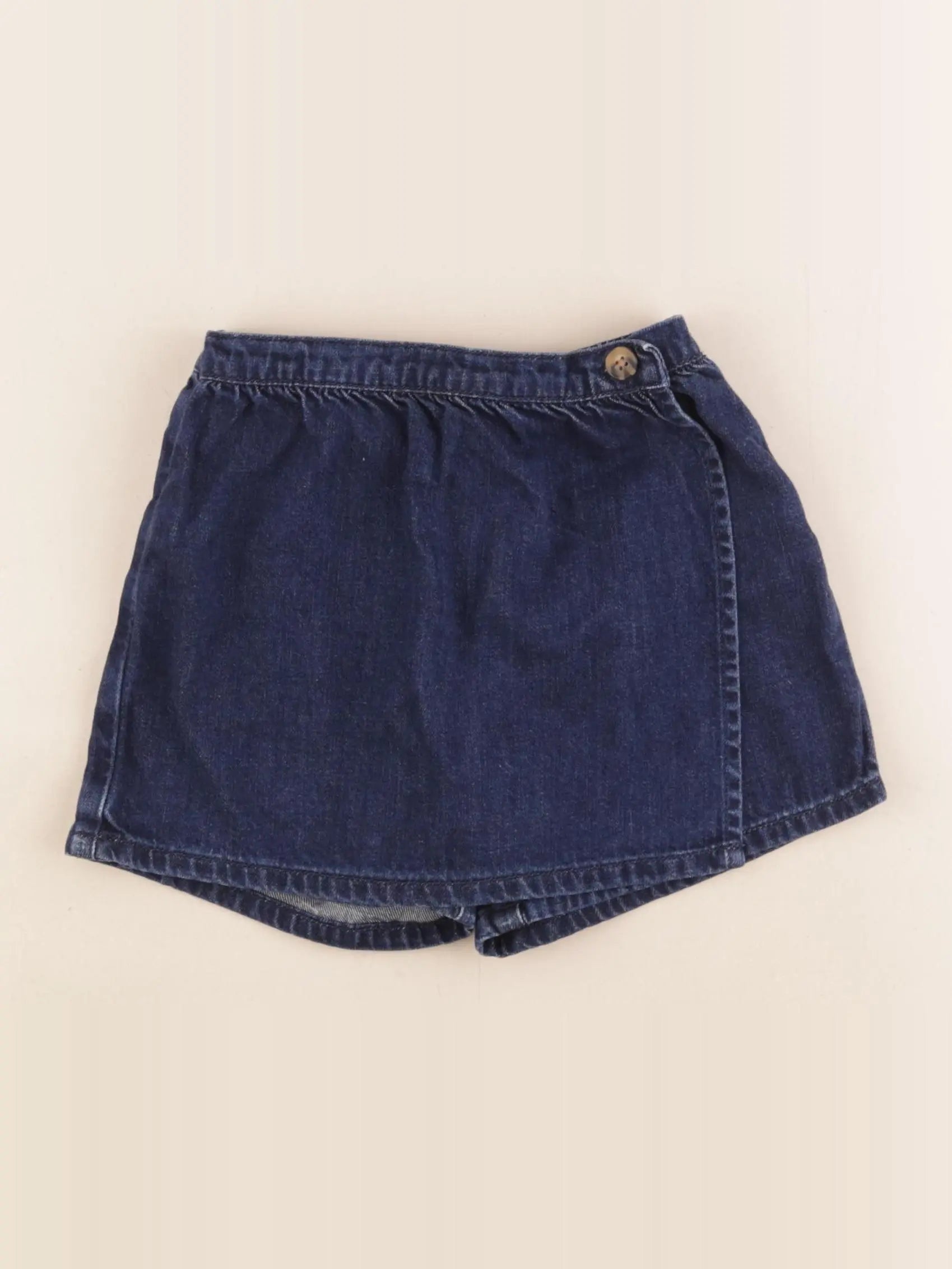 Cyrillus - jupe short bleu - 4 ans
