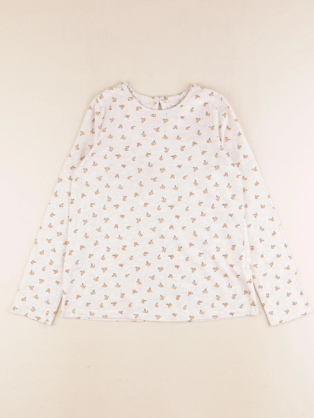 Cyrillus - tee-shirt beige - 10 ans