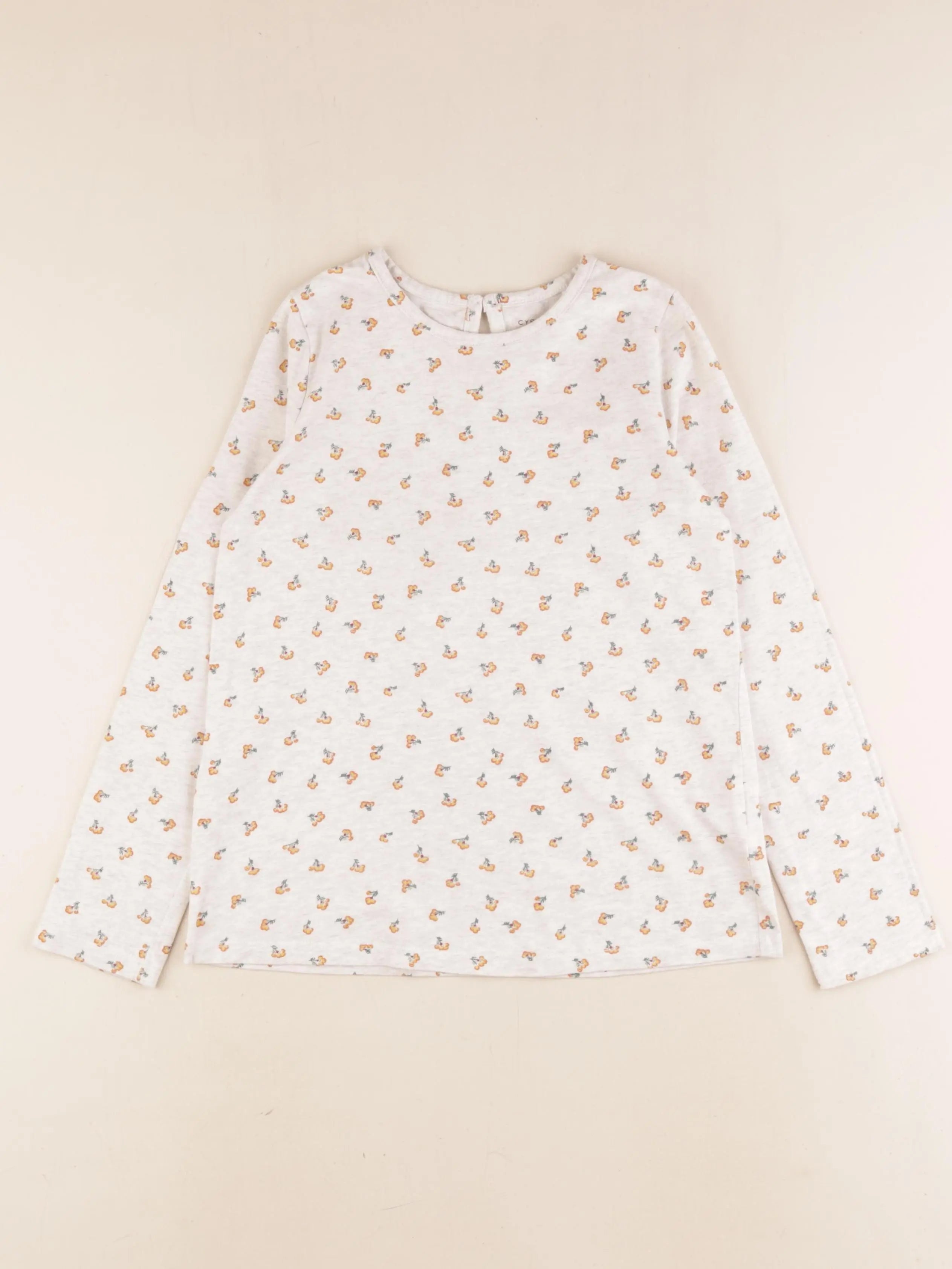 Cyrillus - tee-shirt beige - 10 ans