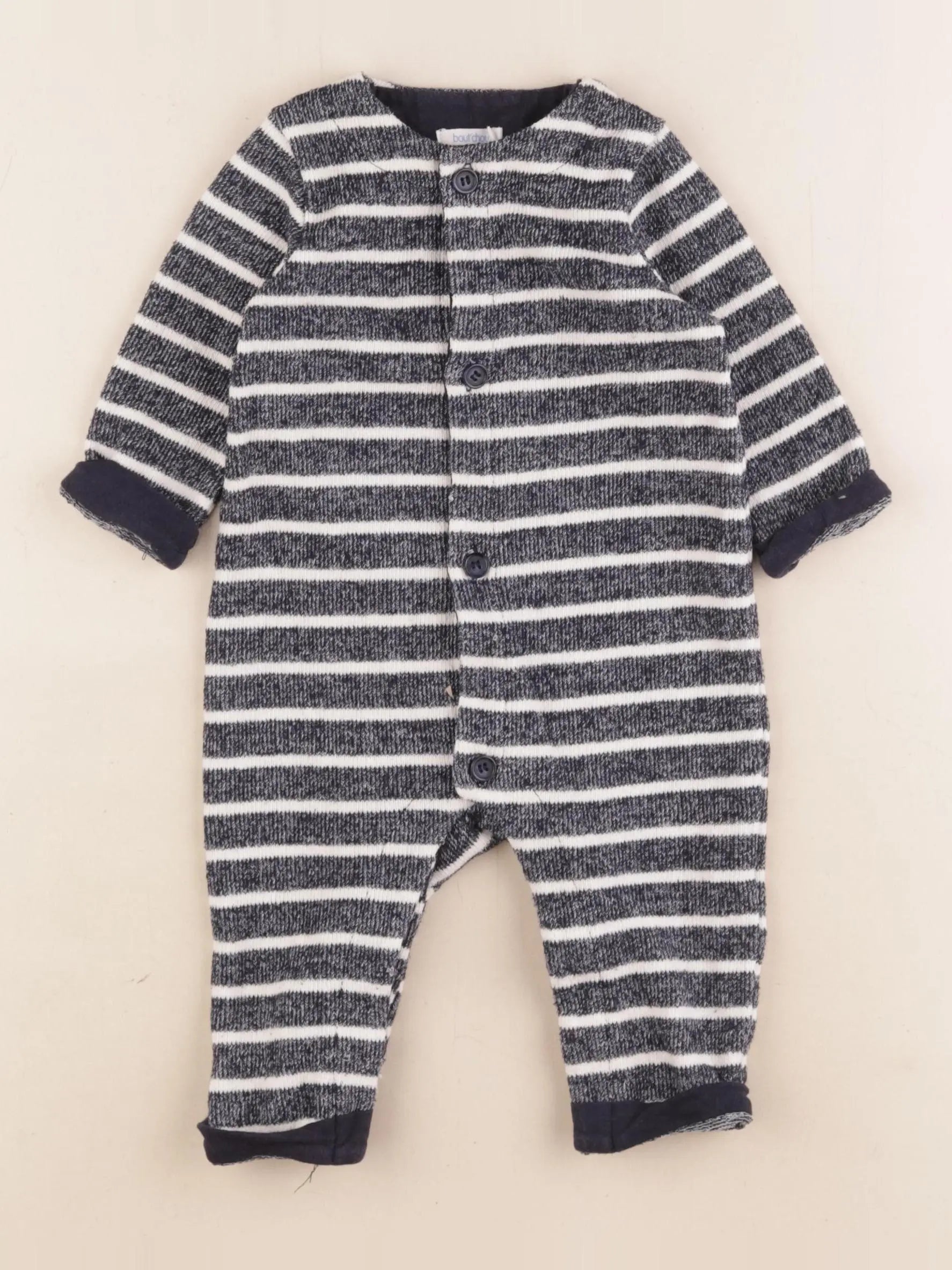 Boutchou - combinaison bleu - 6 mois