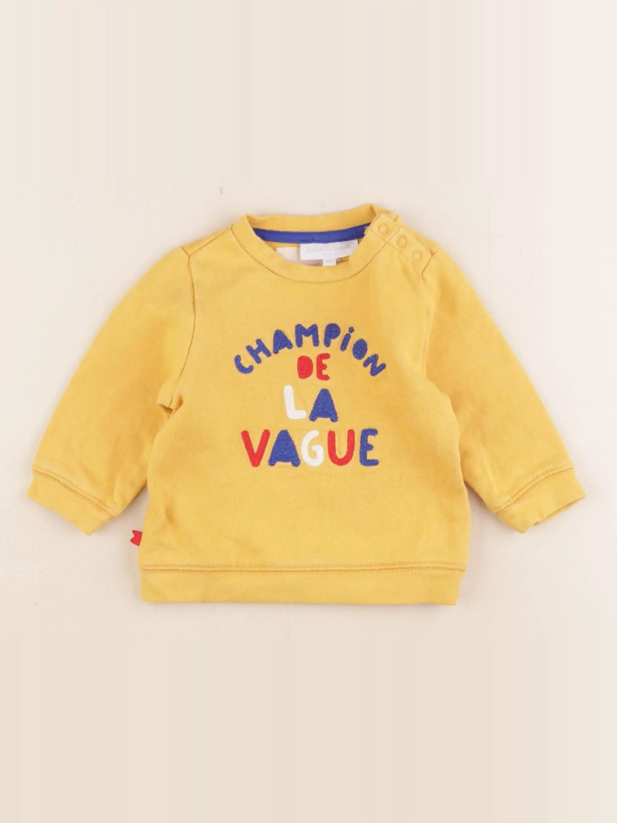 Cadet Rousselle - sweat jaune - 6 mois