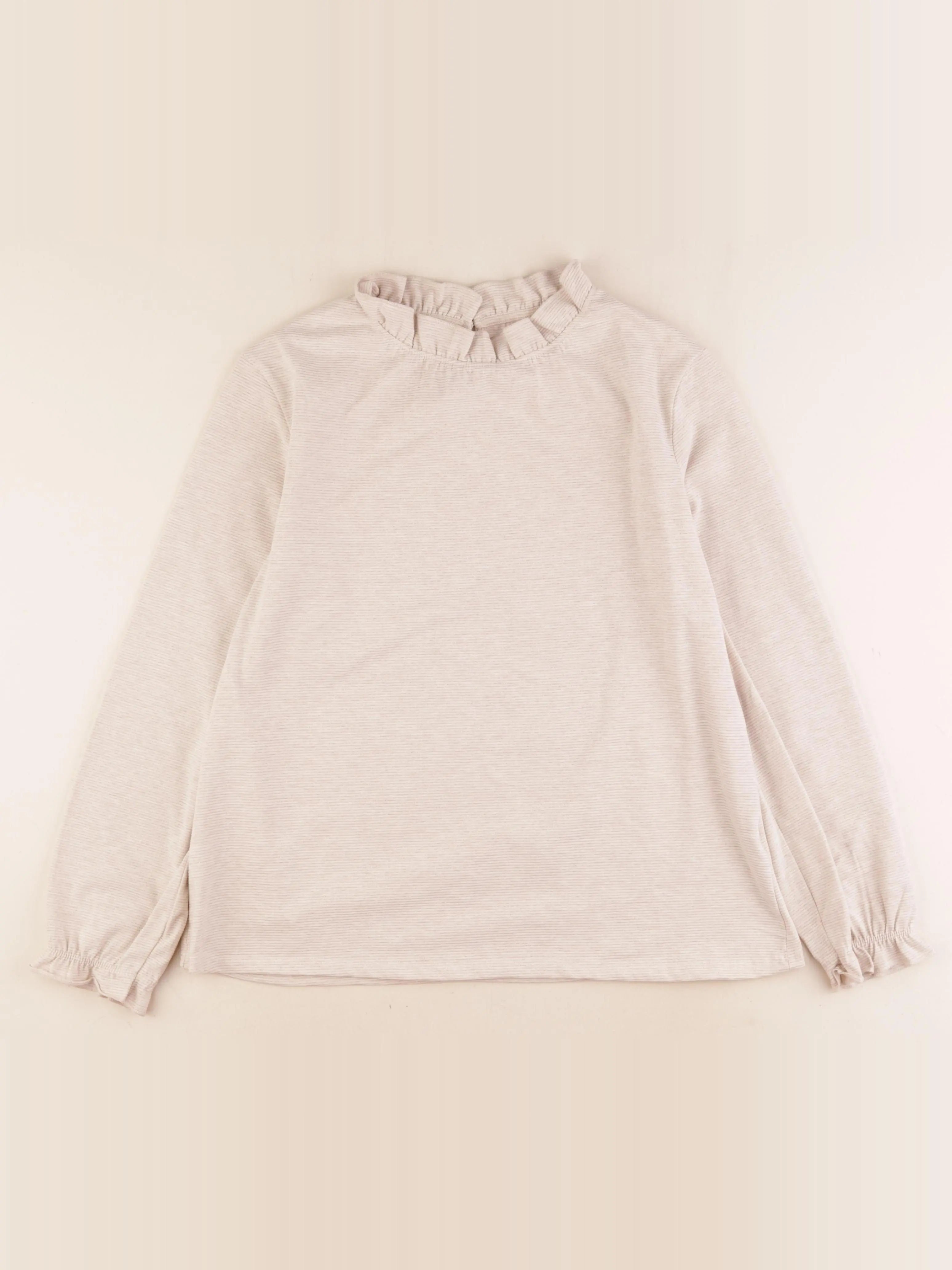 Vertbaudet - blouse beige - 14 ans