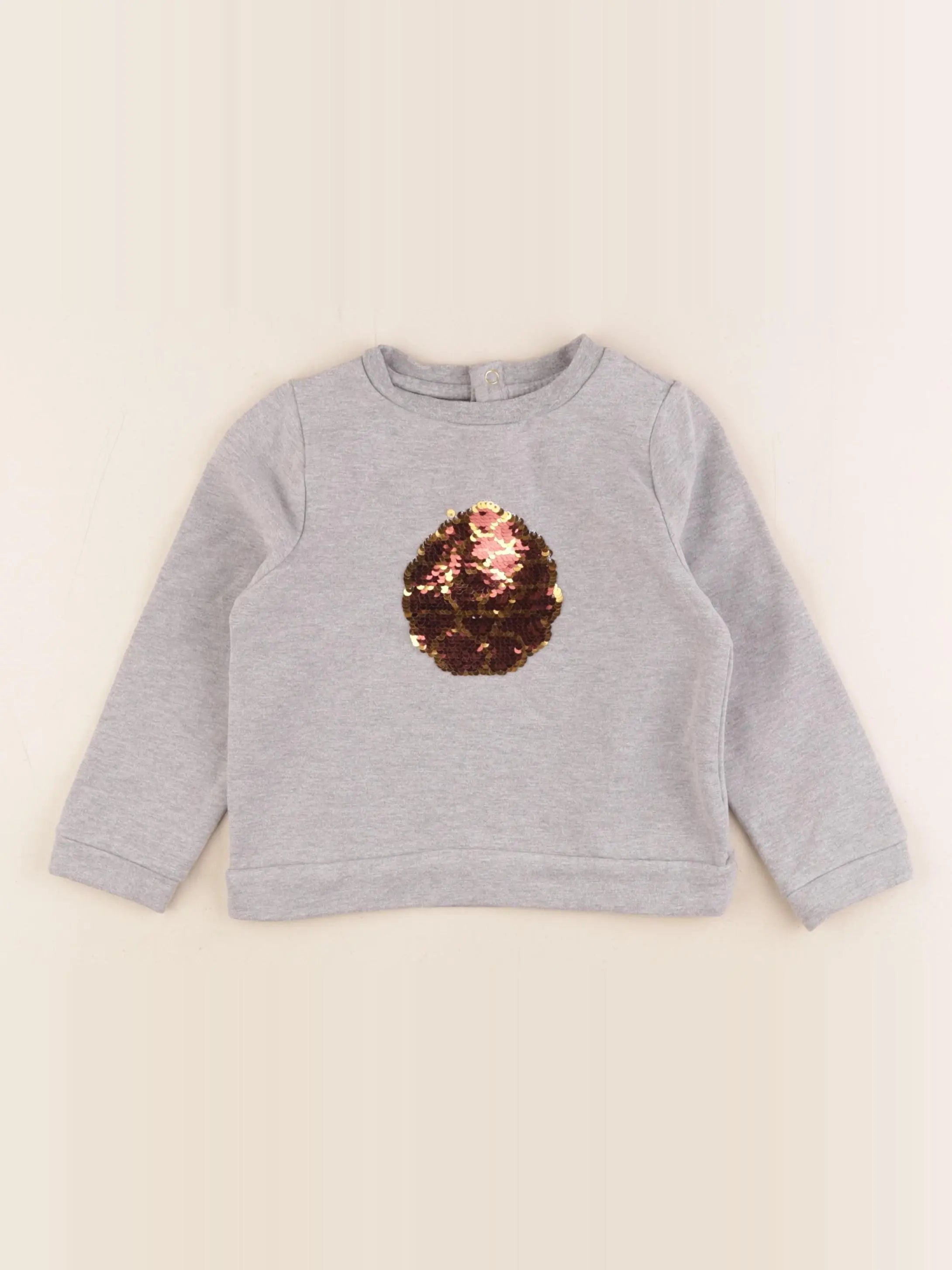 Jacadi - sweat gris - 3 ans