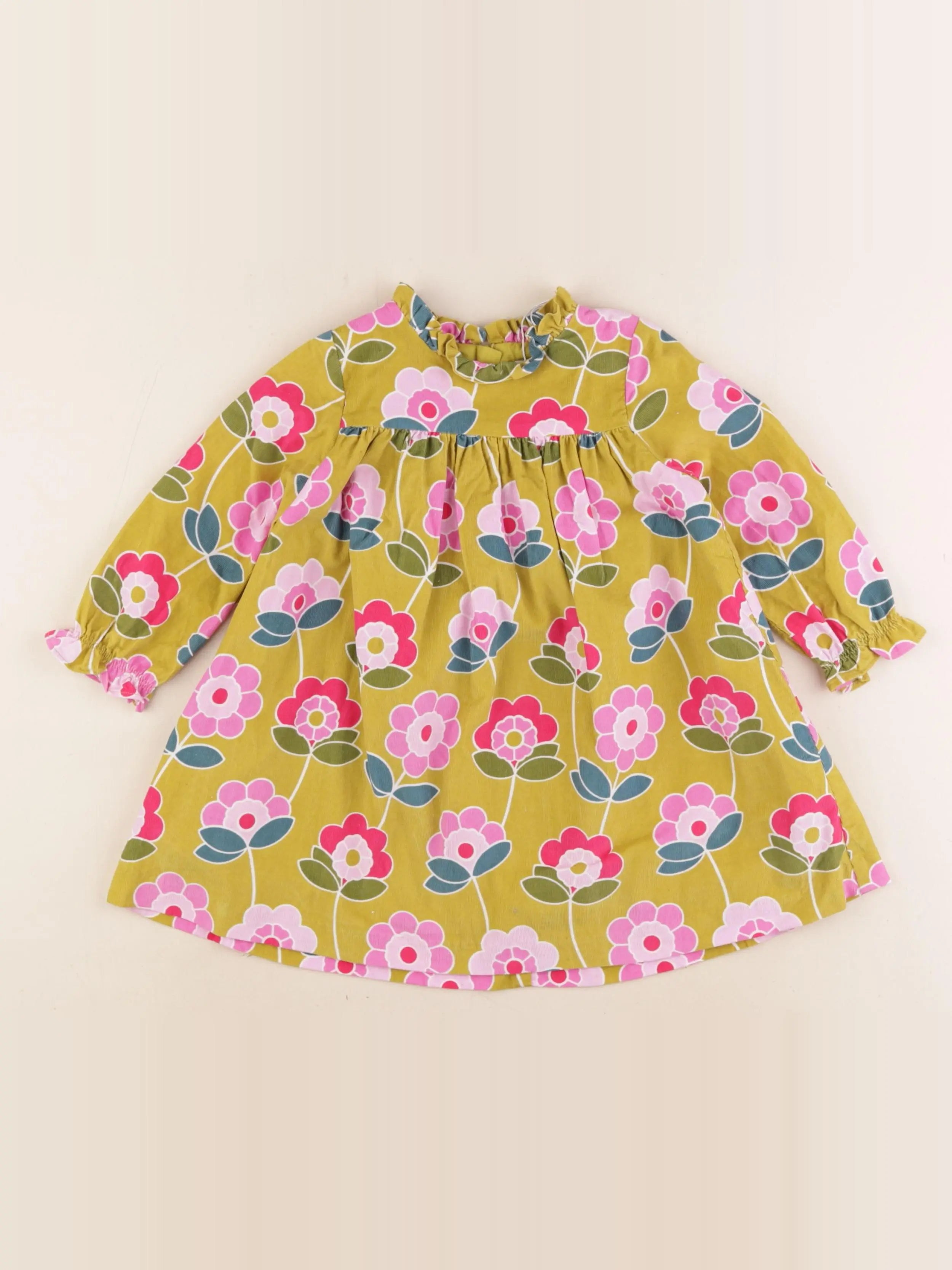 Jacadi - robe jaune - 24 mois
