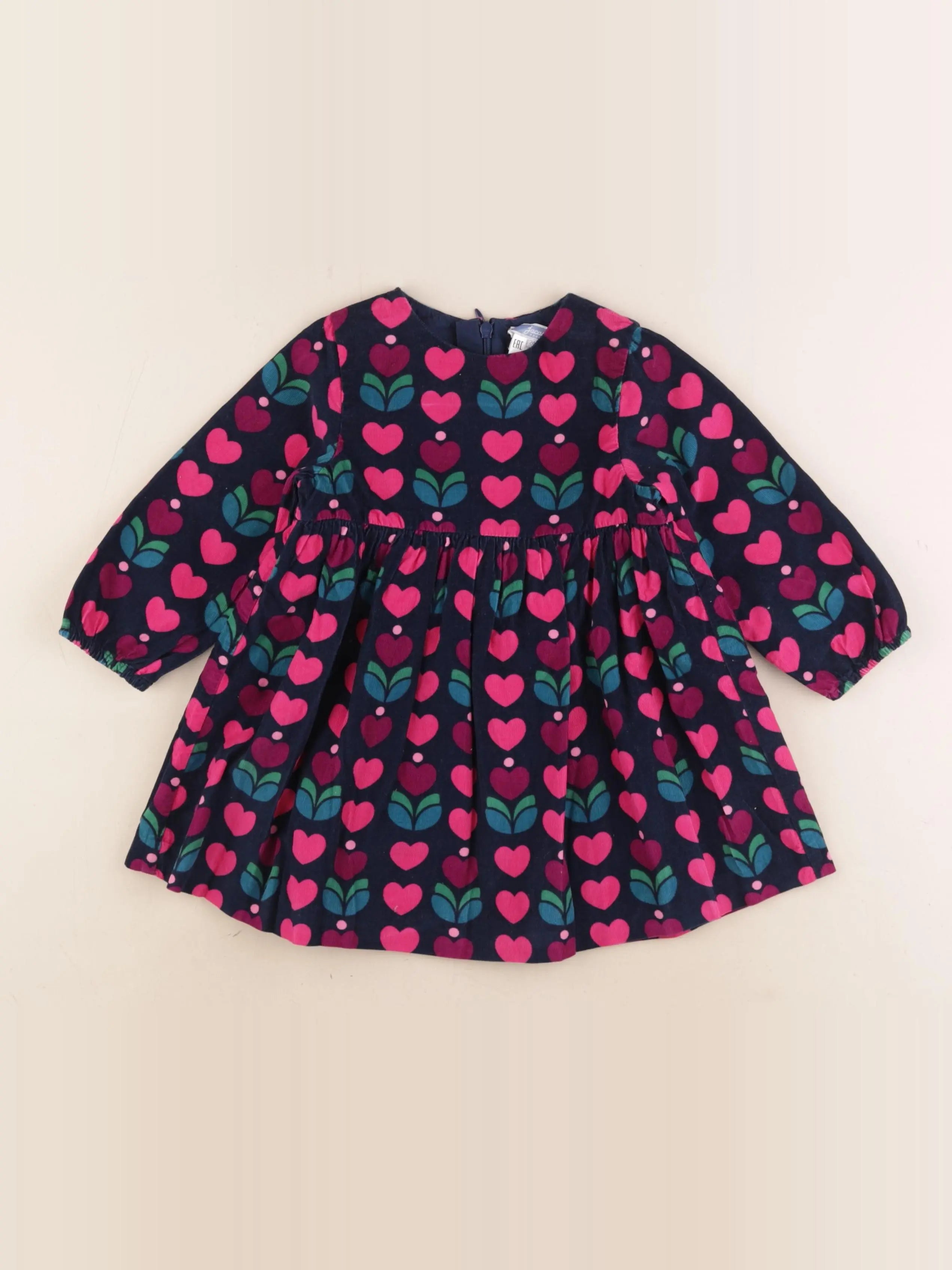 Jacadi - robe bleu - 24 mois