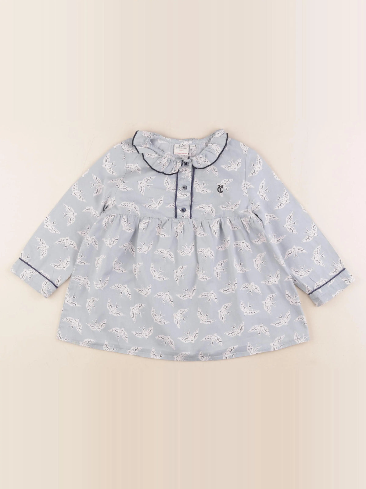 Cyrillus - robe bleu - 3 ans