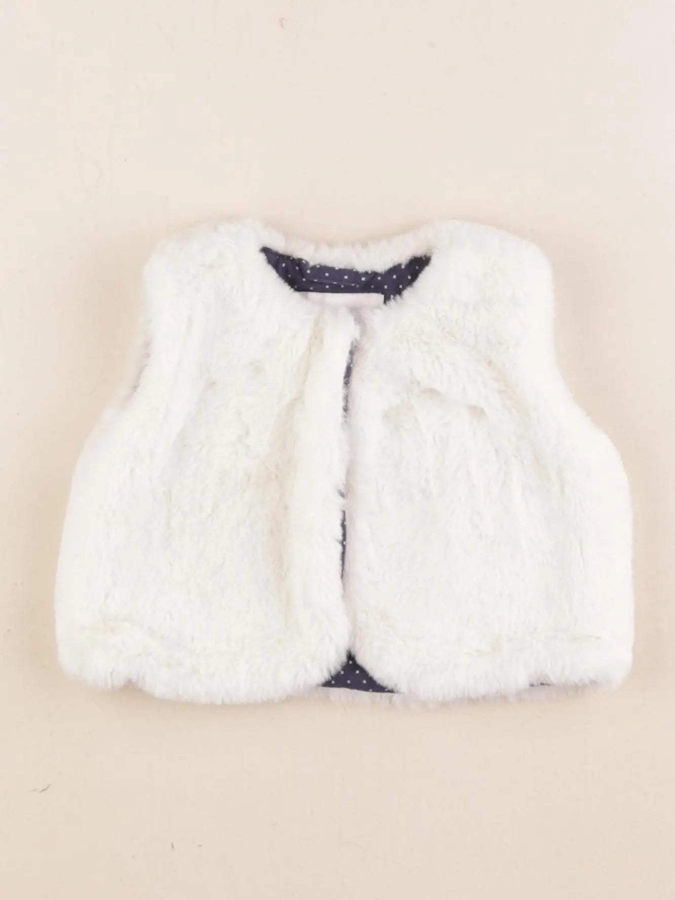 Cyrillus - gilet blanc - 6 mois