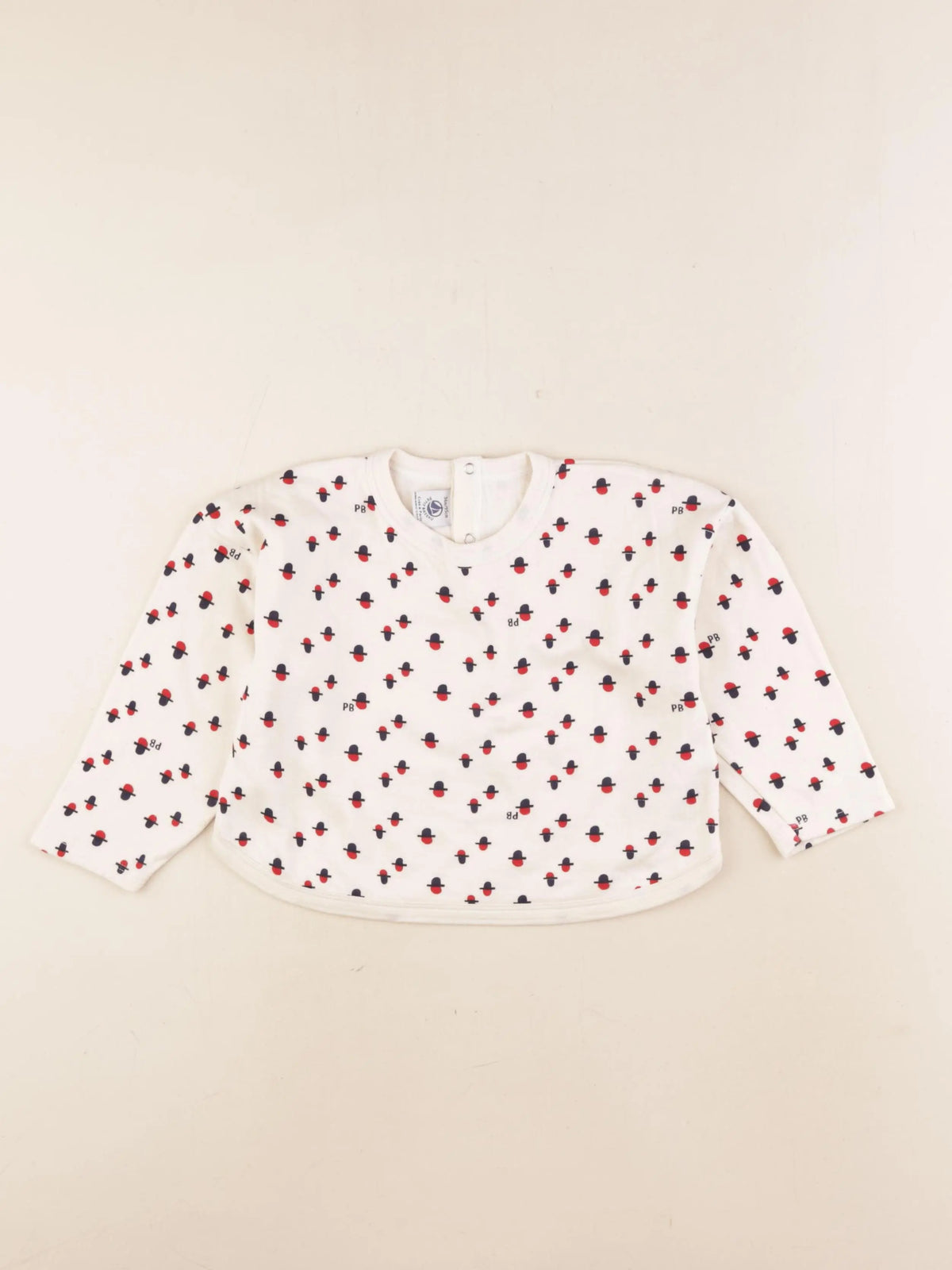 Petit Bateau - tee-shirt blanc - 36 mois