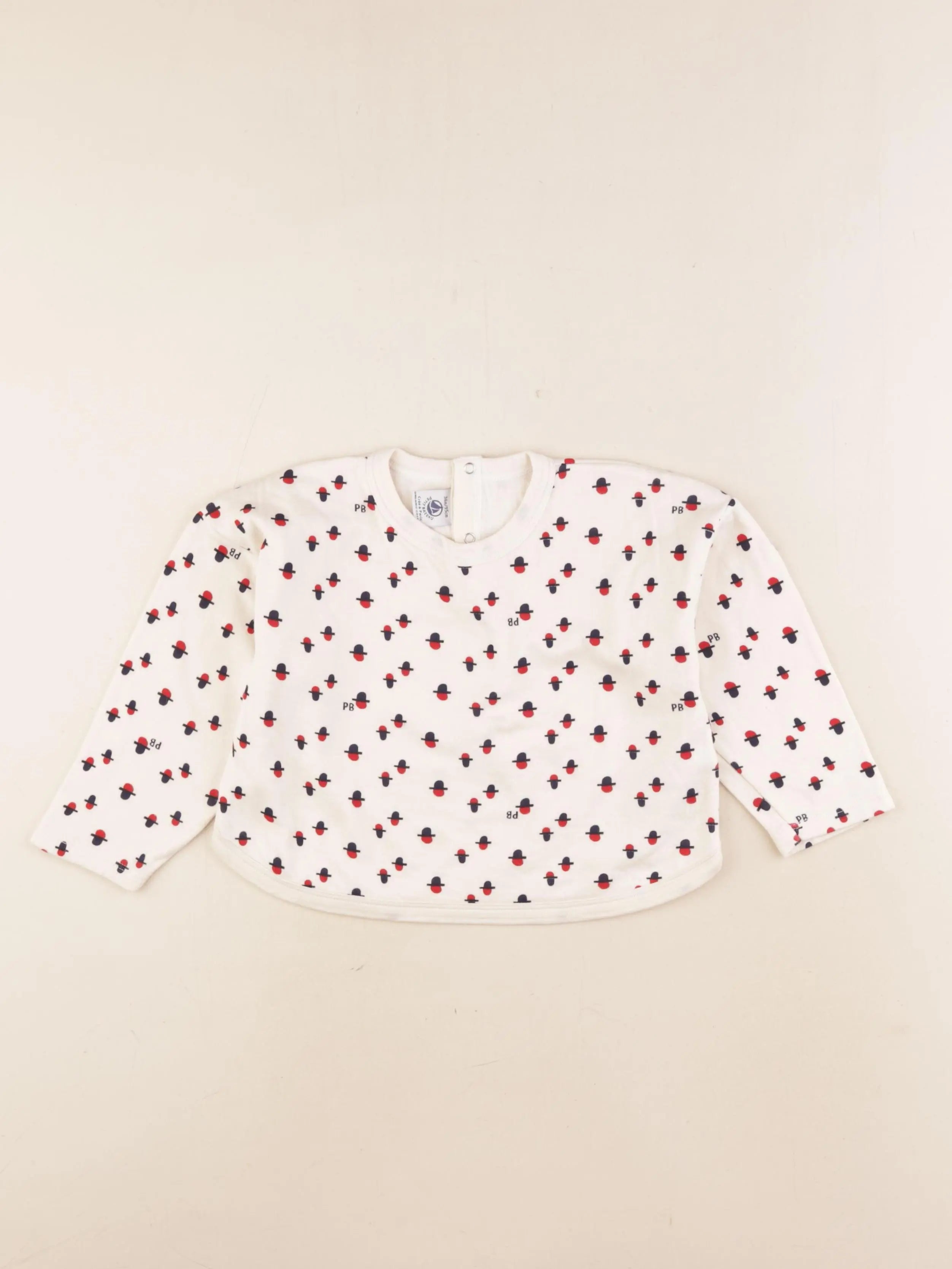Petit Bateau - tee-shirt blanc - 36 mois