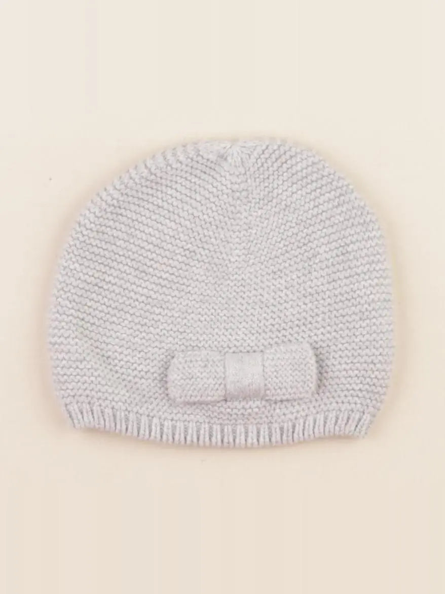 Jacadi - bonnet gris - 12 mois