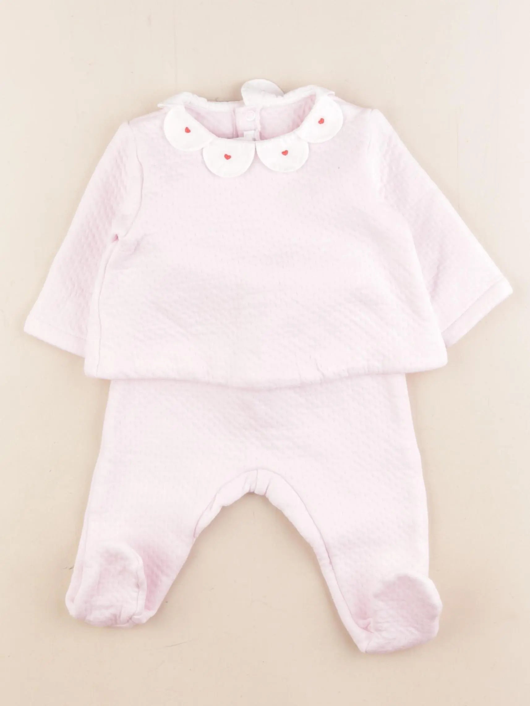 Jacadi - ensemble rose - 6 mois