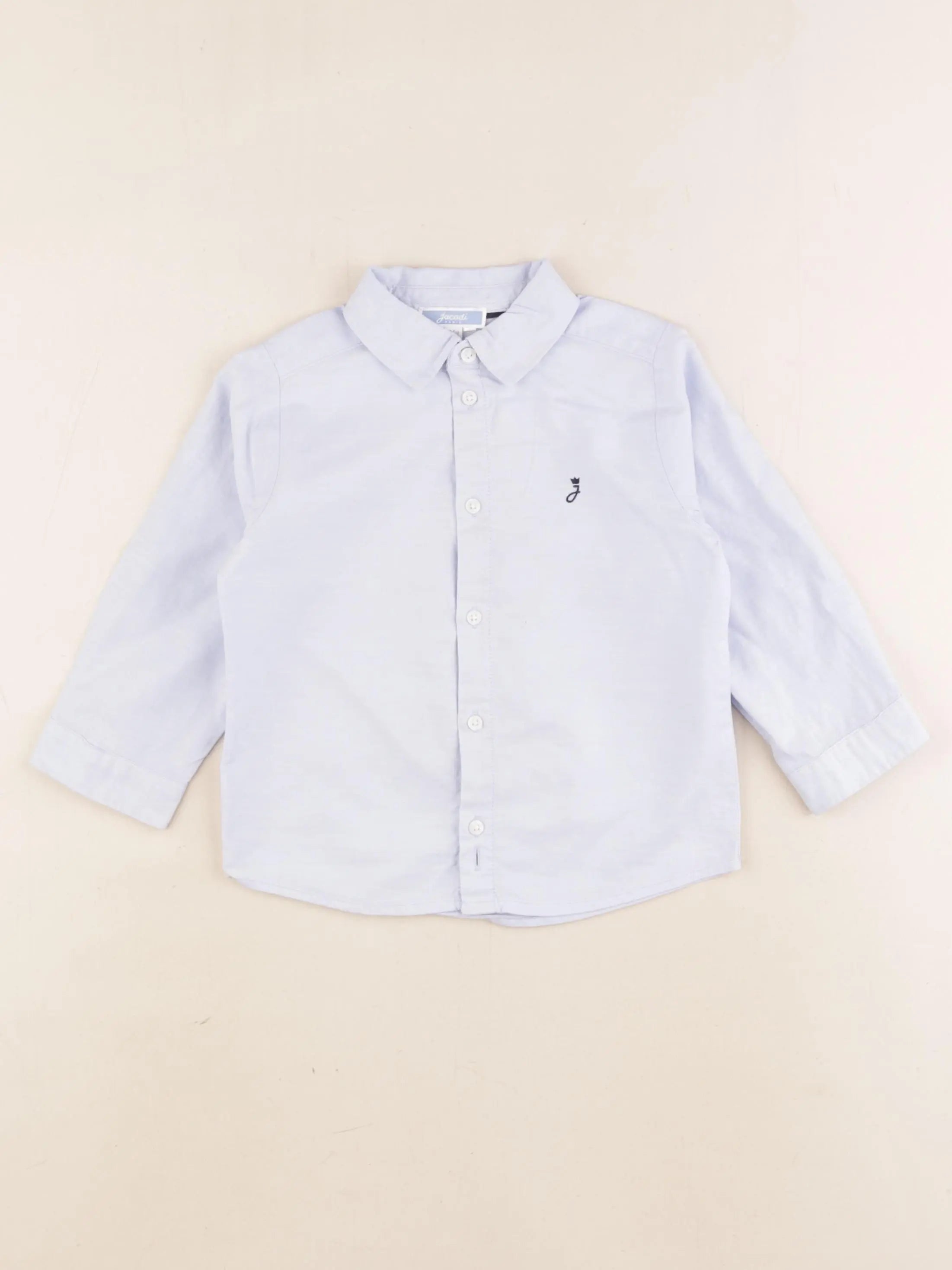 Jacadi - chemise bleu - 24 mois