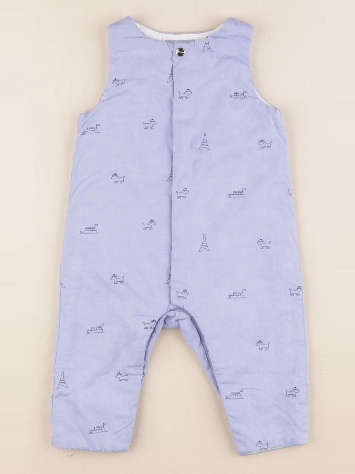 Jacadi - combinaison bleu - 6 mois