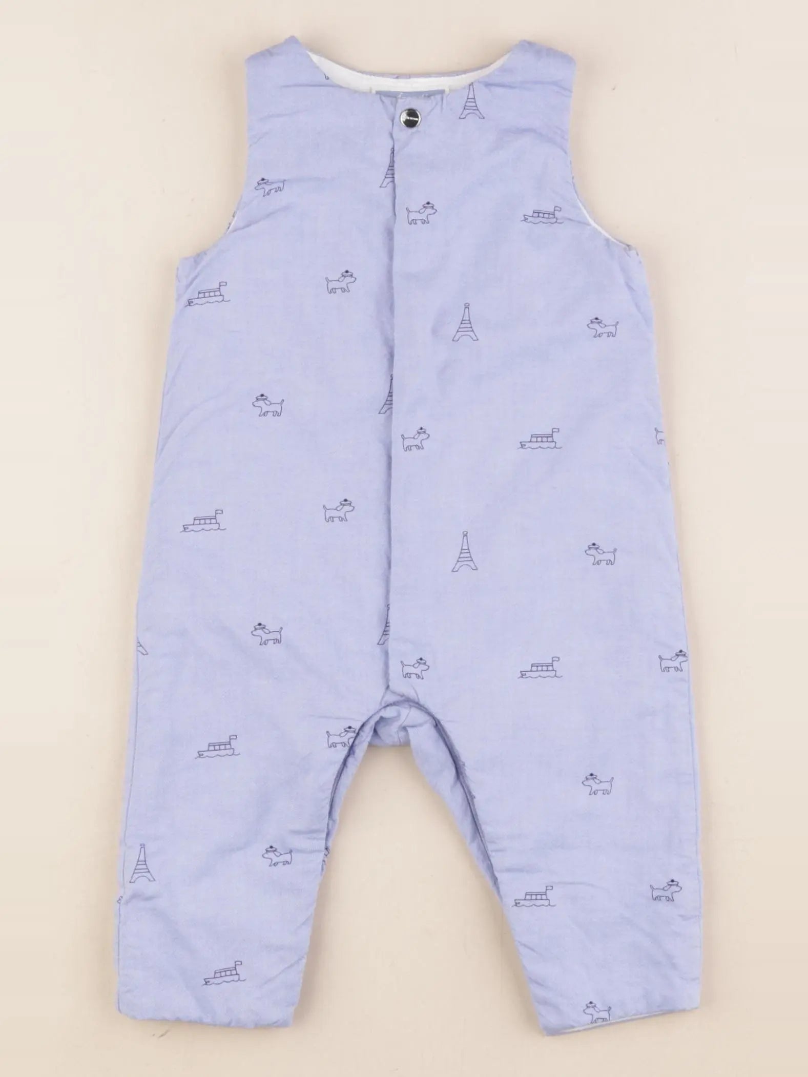Jacadi - combinaison bleu - 6 mois