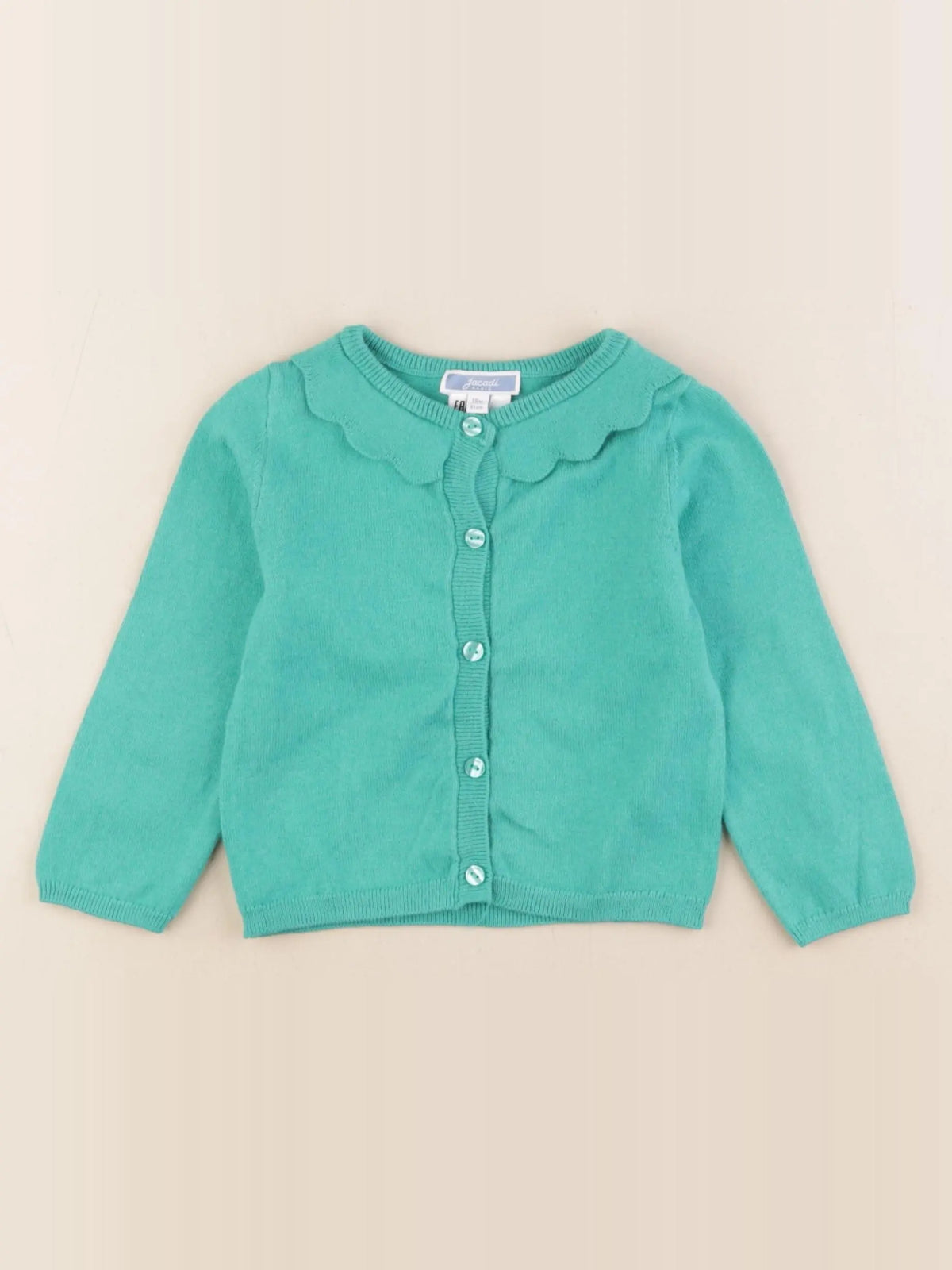 Jacadi - gilet vert - 18 mois