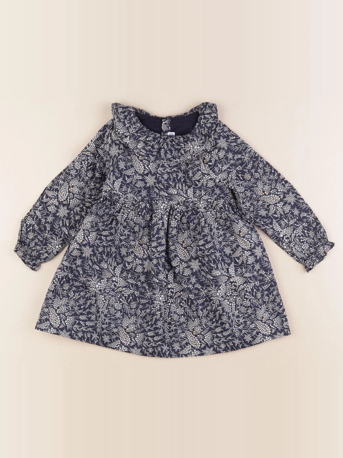 Jacadi - robe liberty bleu - 18 mois