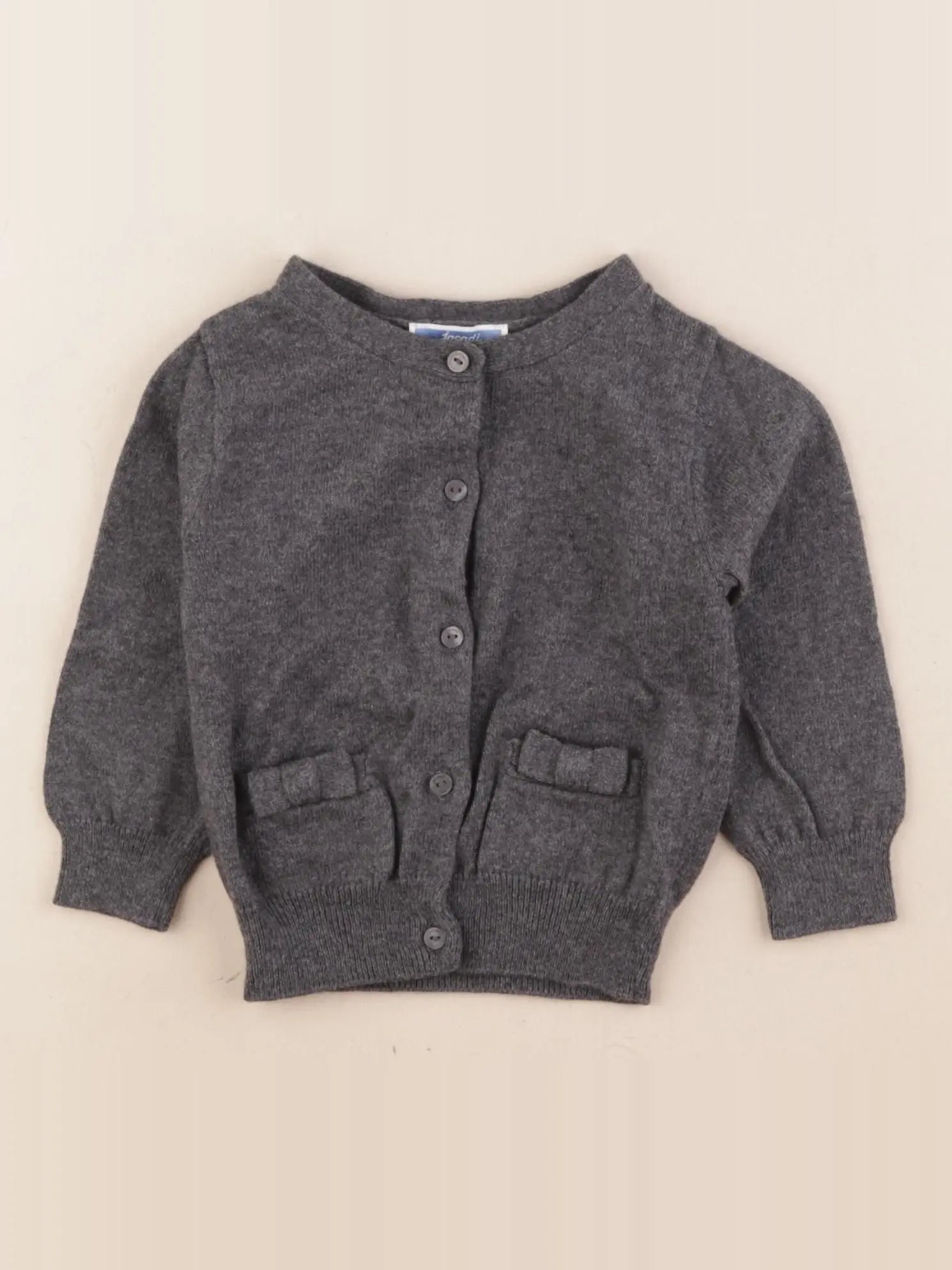 Jacadi - gilet gris - 1 an