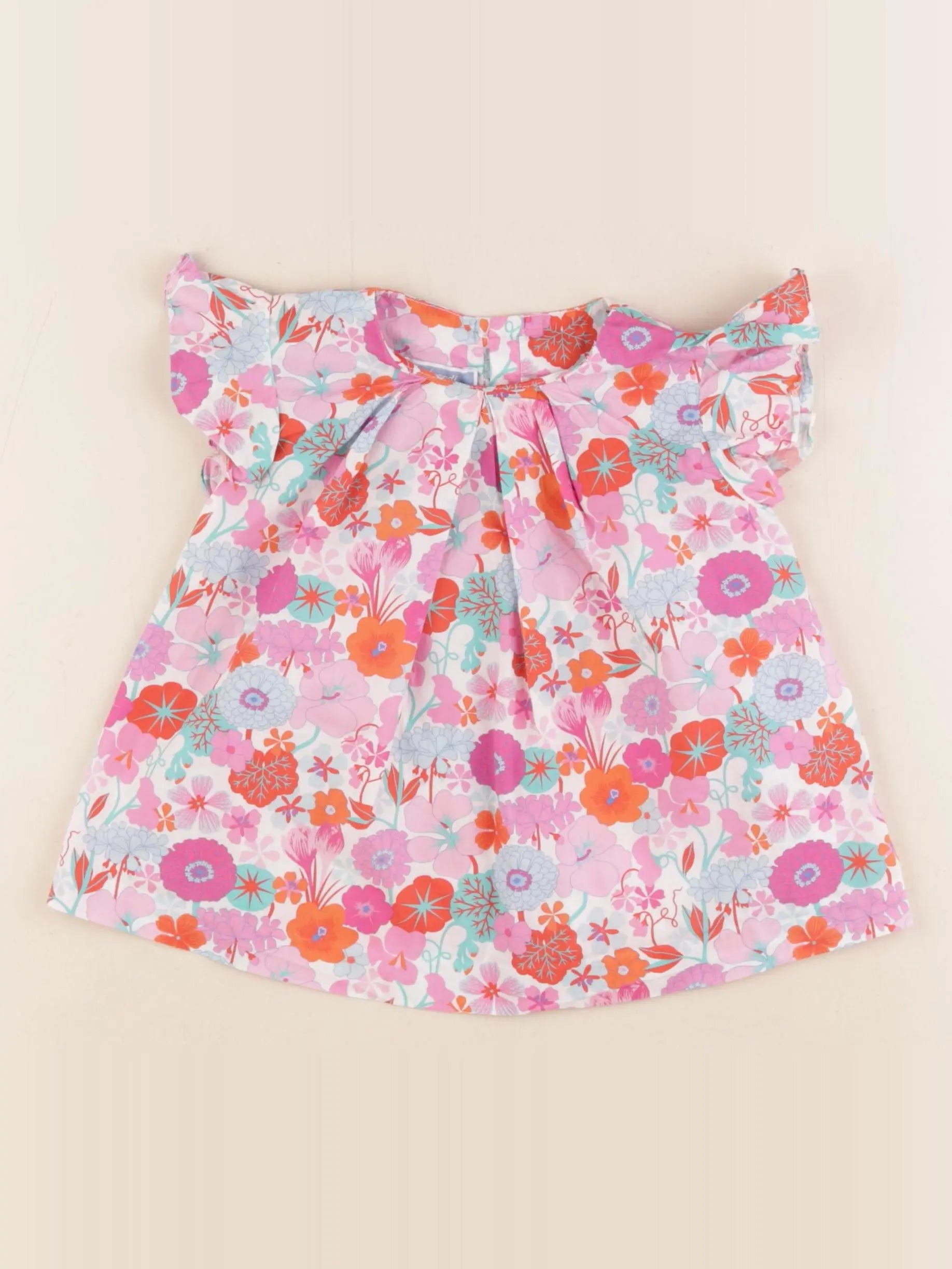 Jacadi - blouse liberty multicolore - 36 mois