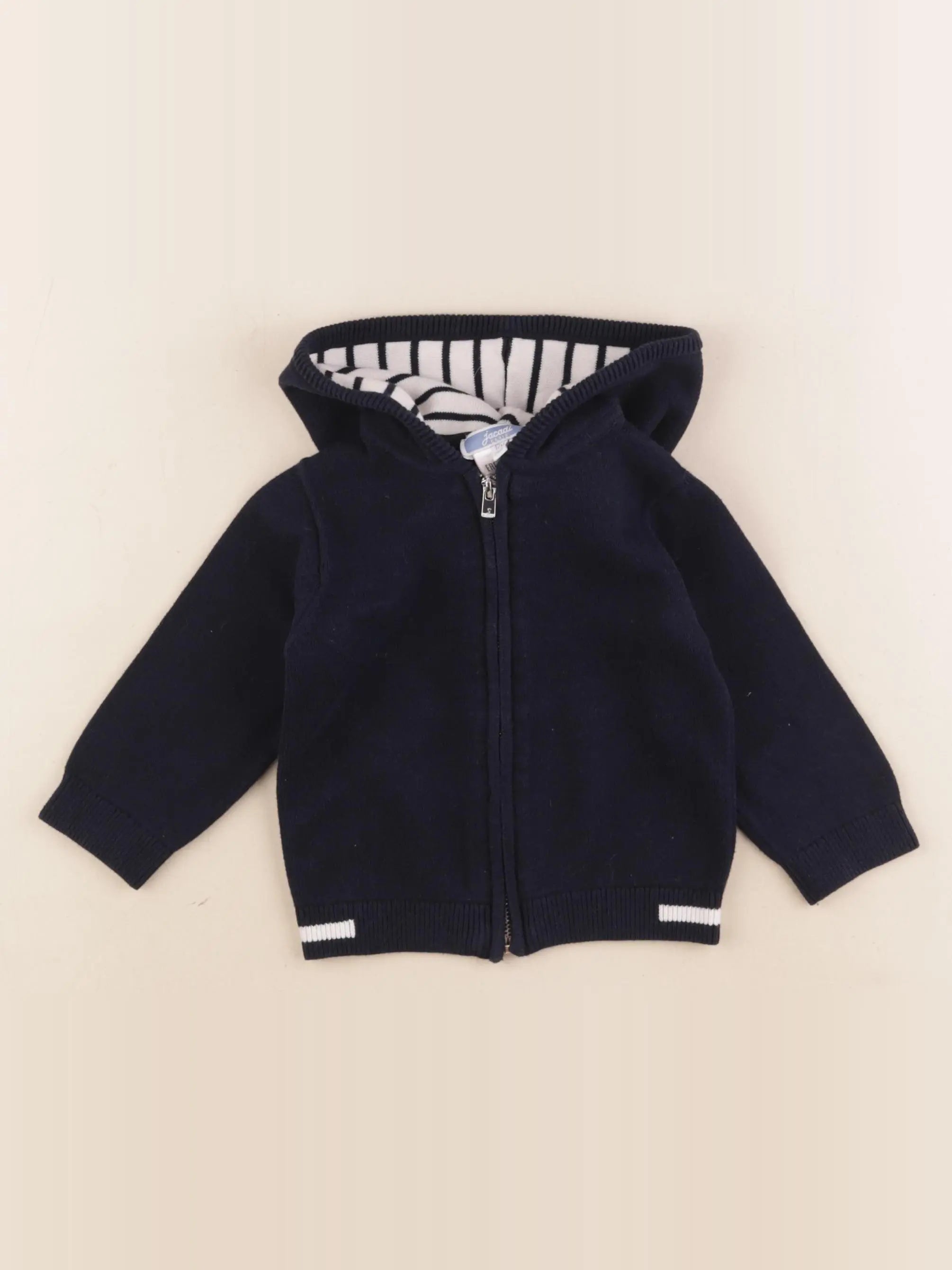 Jacadi - gilet bleu - 1 an