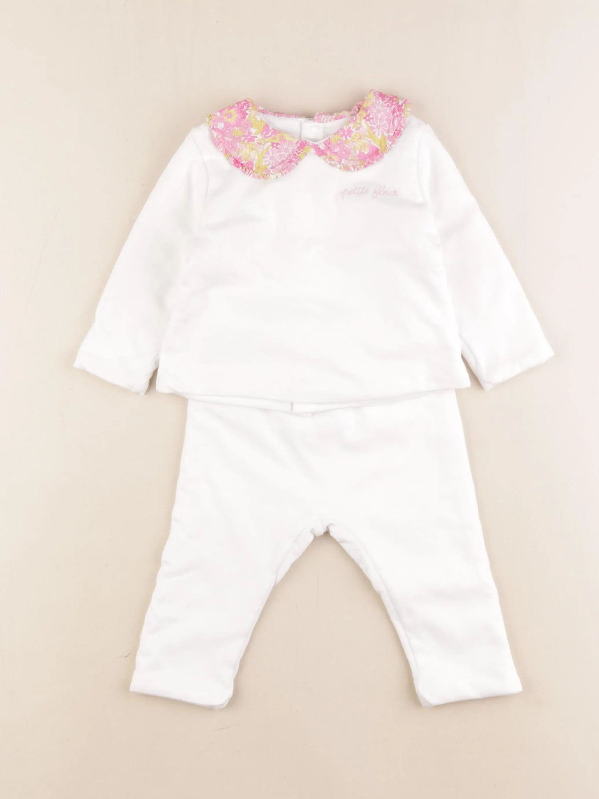 Jacadi - ensemble blanc - 1 an