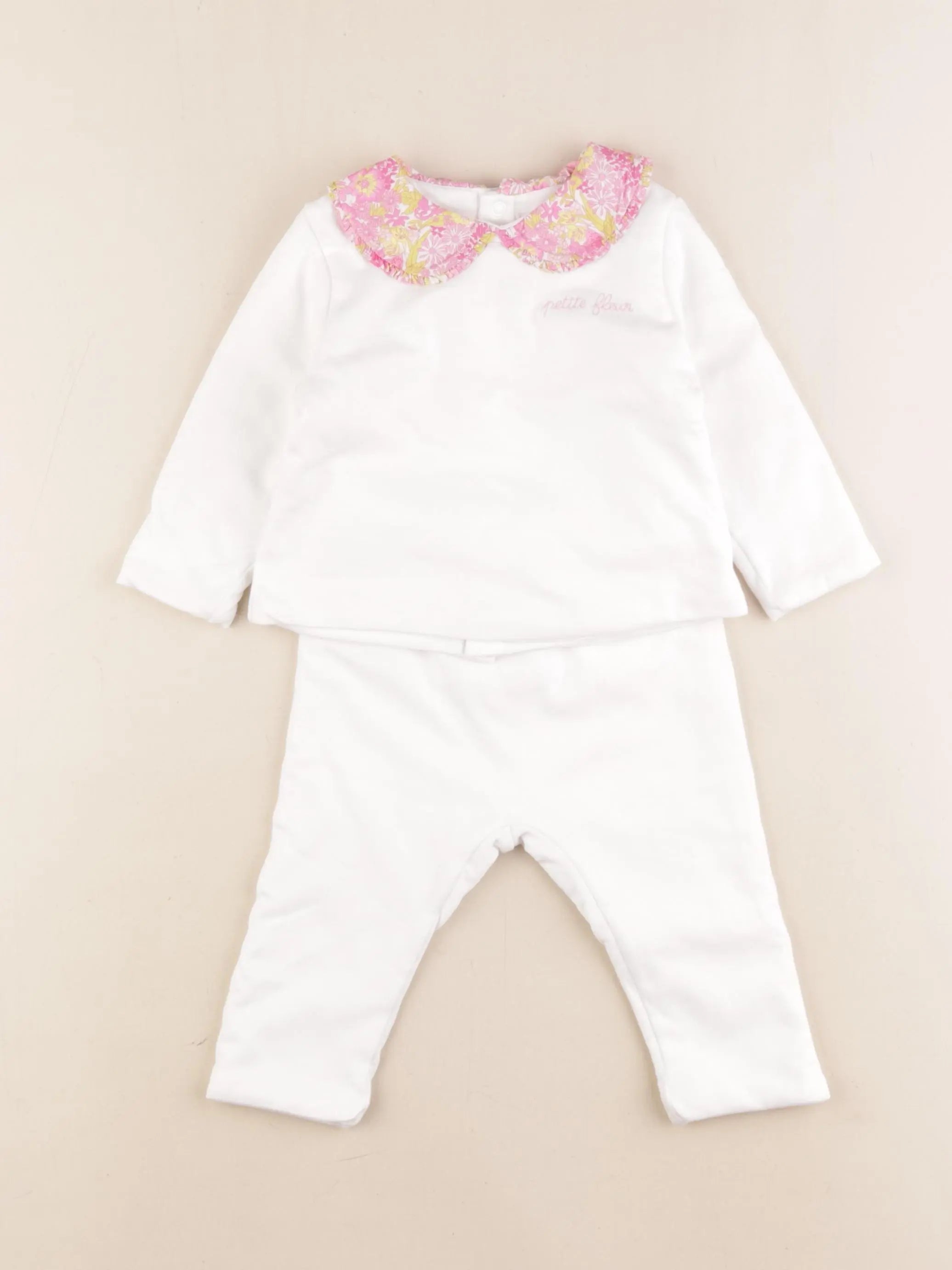 Jacadi - ensemble blanc - 1 an