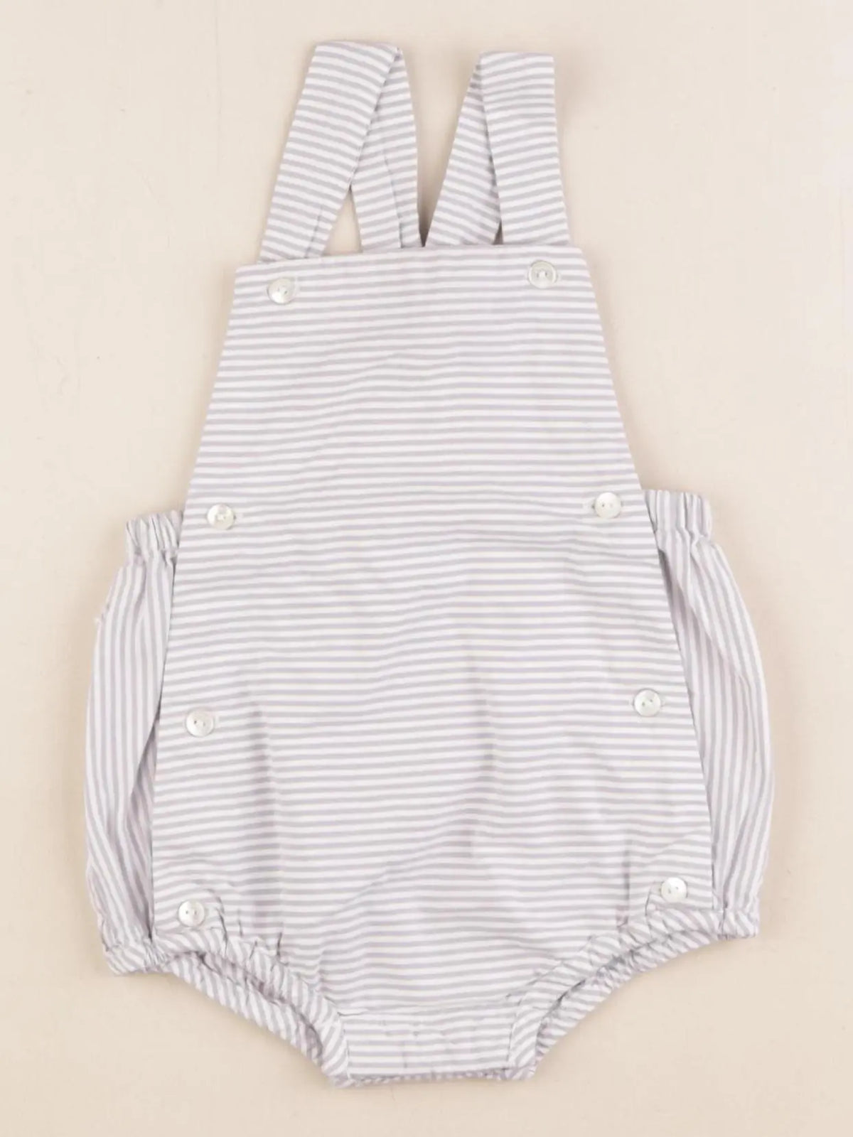Jacadi - combinaison blanc, gris - 6 mois