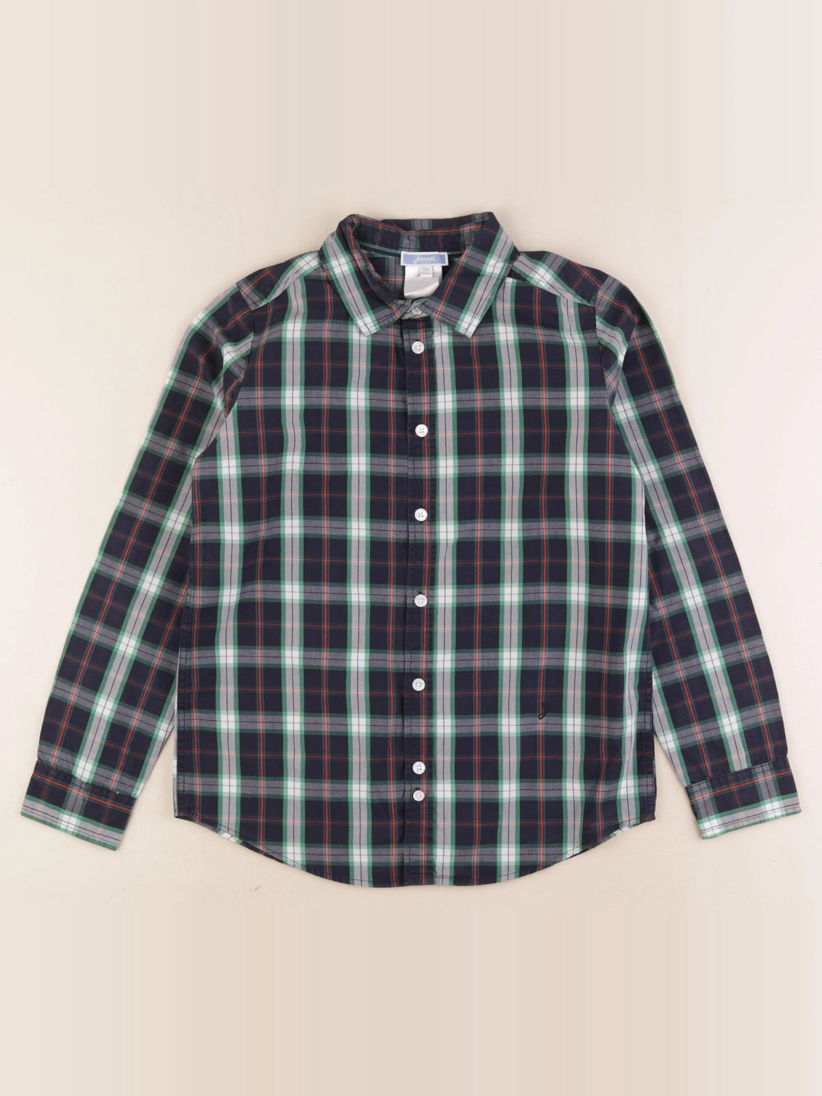 Jacadi - chemise bleu, vert - 10 ans