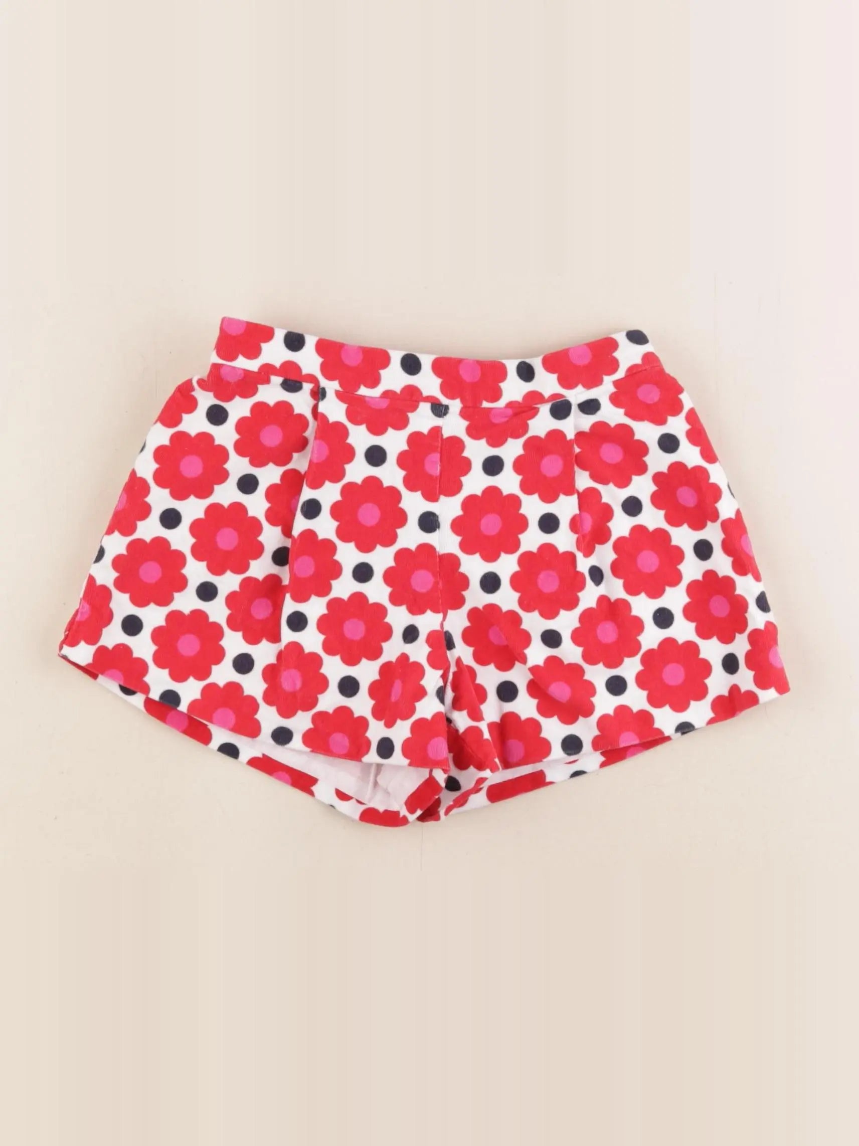 Jacadi - short blanc, rouge - 24 mois